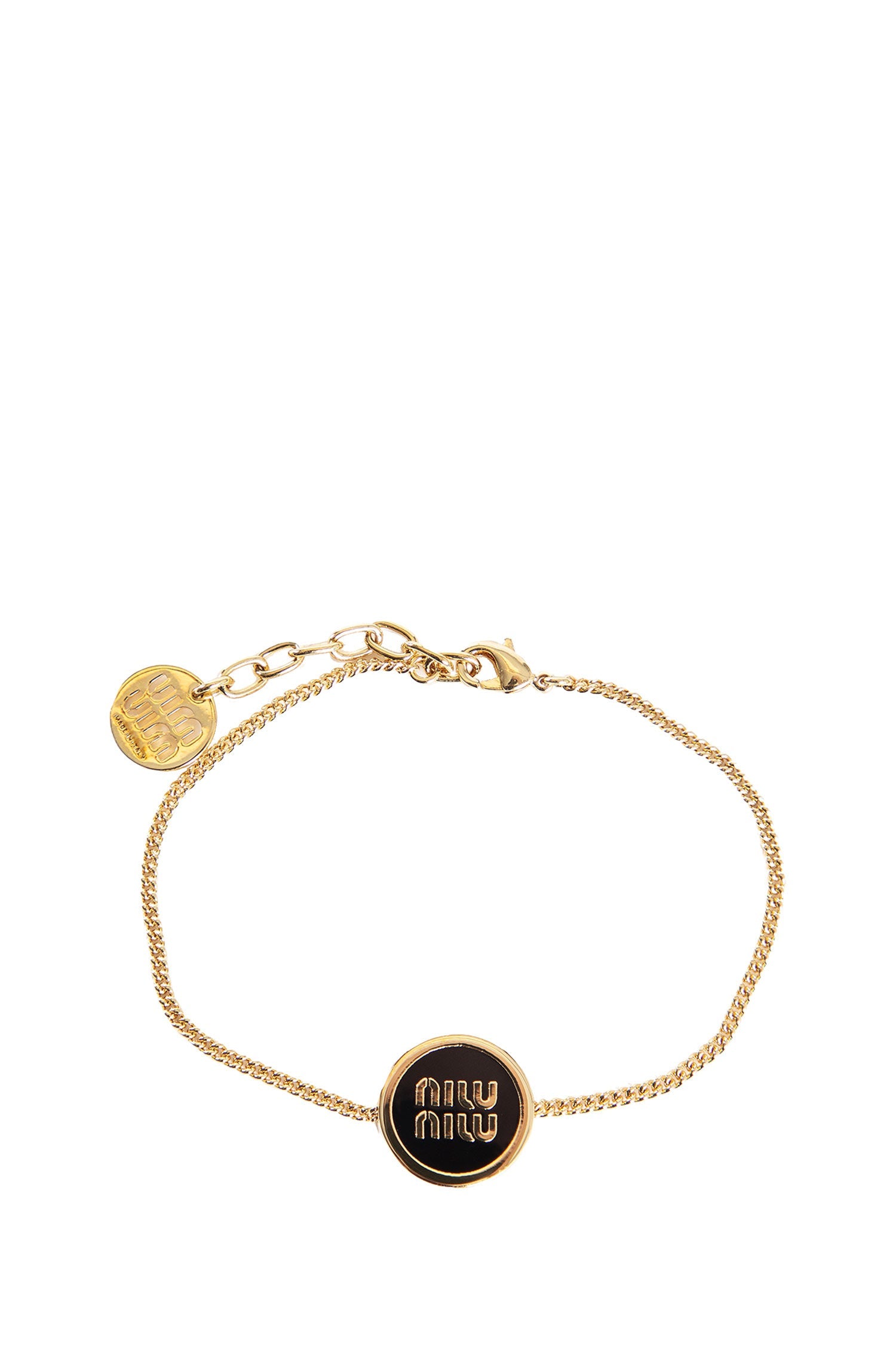 Enamelled Logo Bracelet Miu miu – Гарантія оригінальності – боковий вид