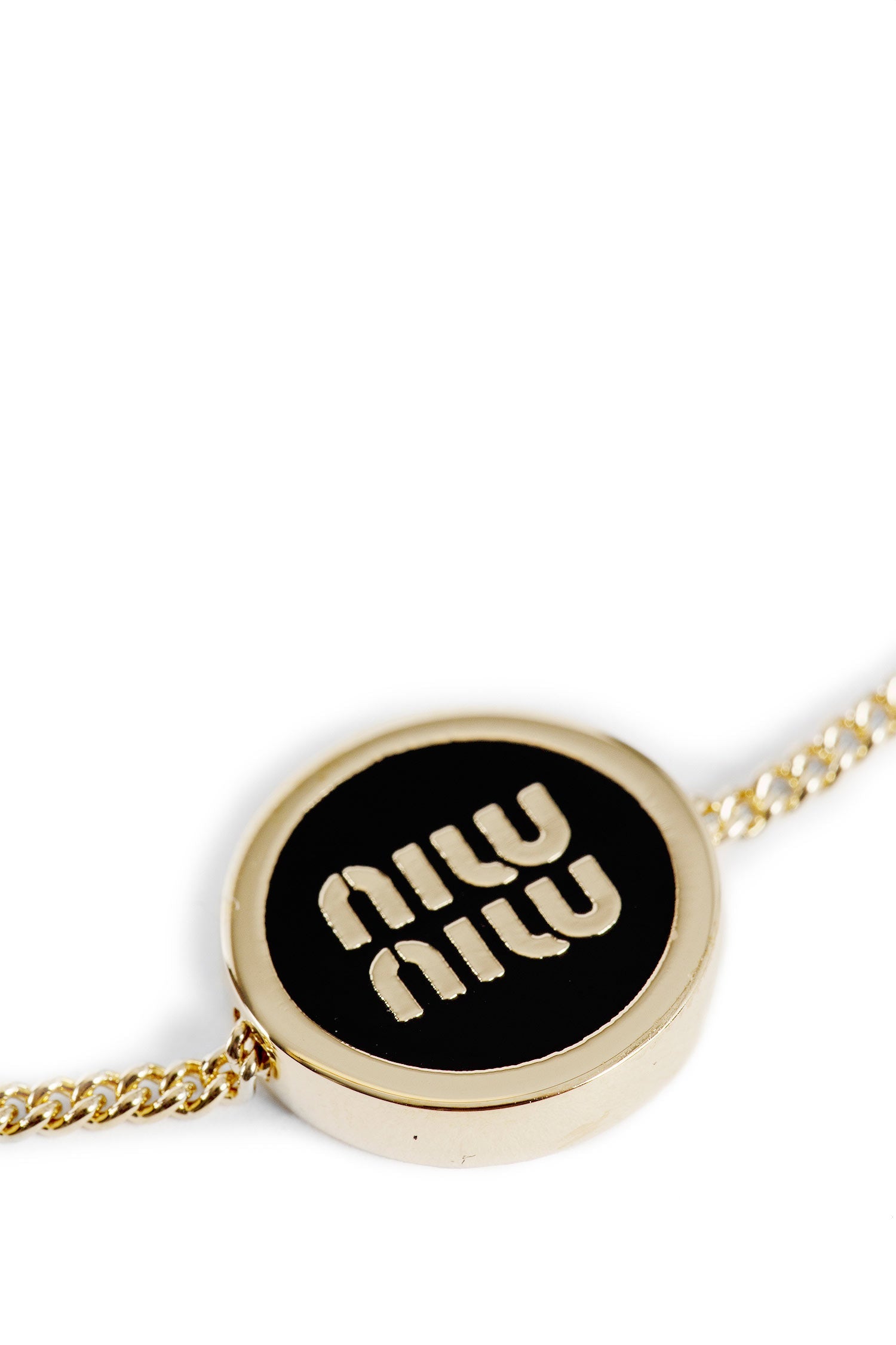 Enamelled Logo Bracelet Miu miu – Гарантія оригінальності – вид ззаду