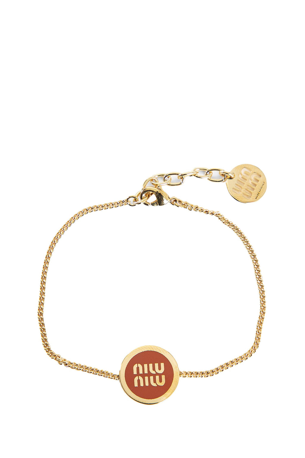 Enamelled Logo Bracelet Miu miu – Гарантія оригінальності – боковий вид