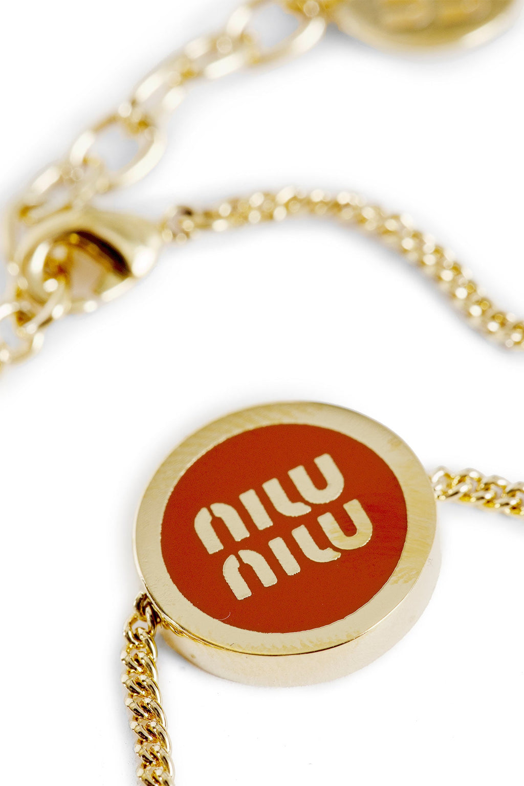 Enamelled Logo Bracelet Miu miu – Гарантія оригінальності – вид ззаду