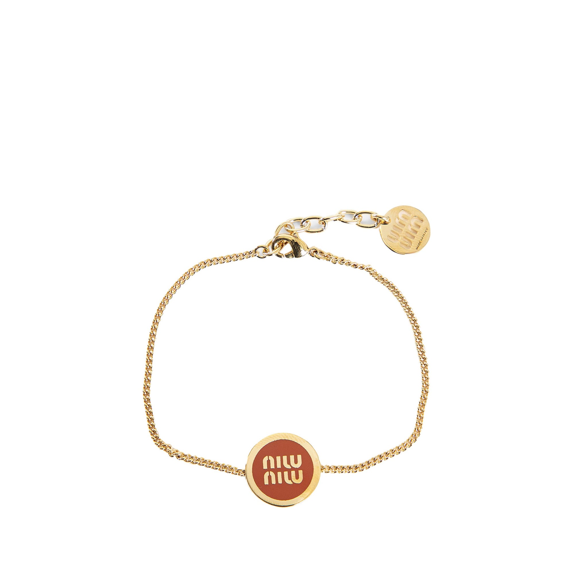 Enamelled Logo Bracelet Miu miu – Гарантія оригінальності – детальний вид