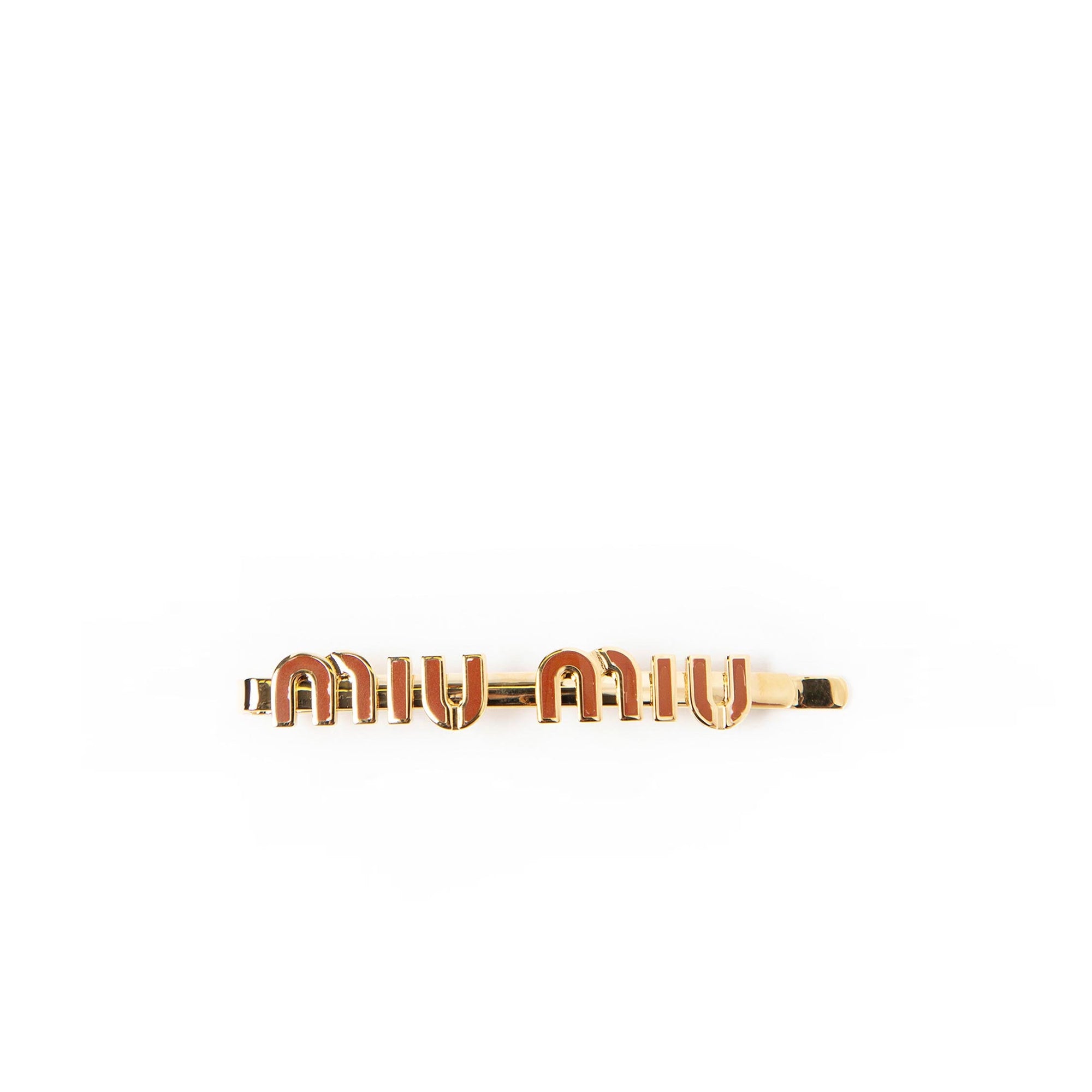 Оригінальна Enamelled Metal Hair Clip Miu miu – детальний вид
