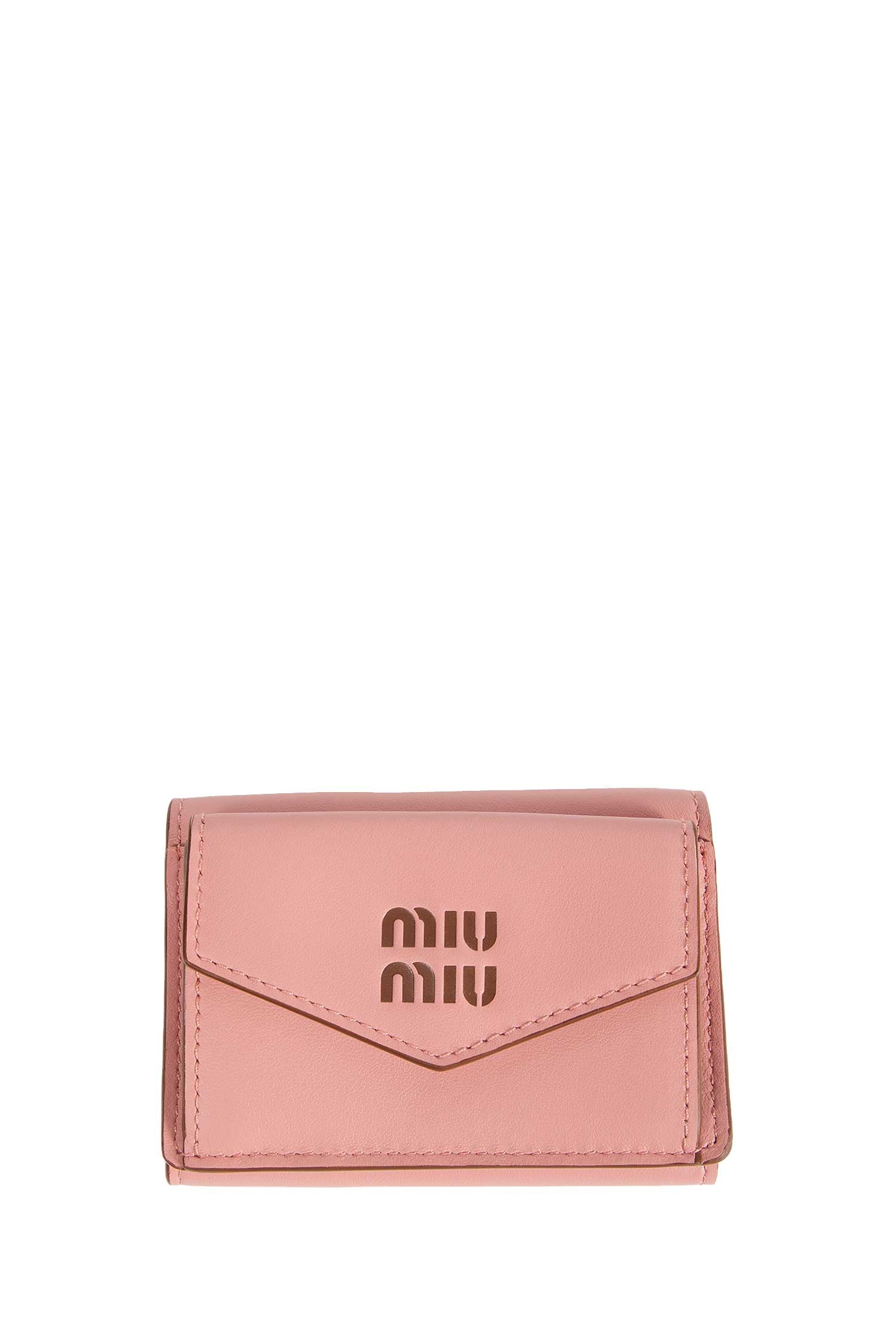 Small Leather Wallet Miu miu оригінал – Купити в Україні – боковий вид