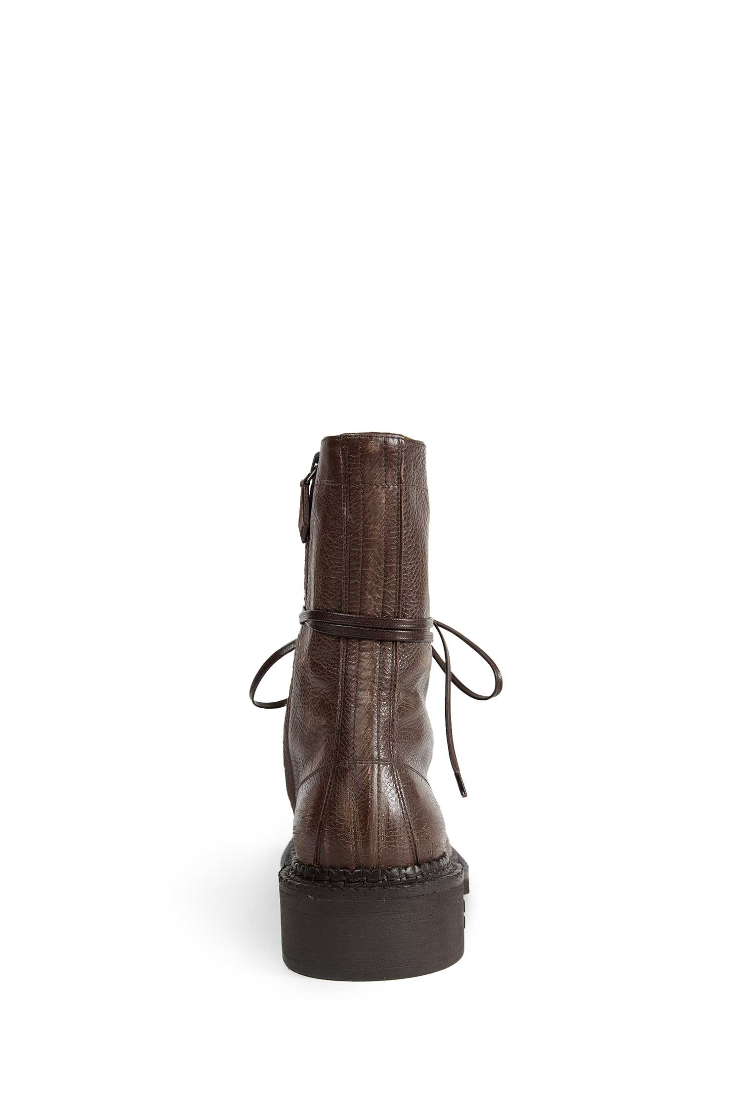Leather Laced Booties Miu miu – Гарантія оригінальності – детальний вид