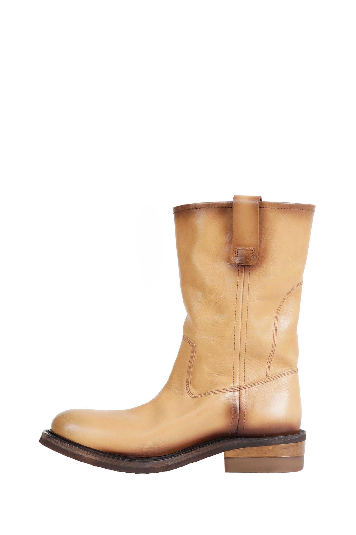Foule Leather Boots Miu miu – Гарантія оригінальності – збільшений вид