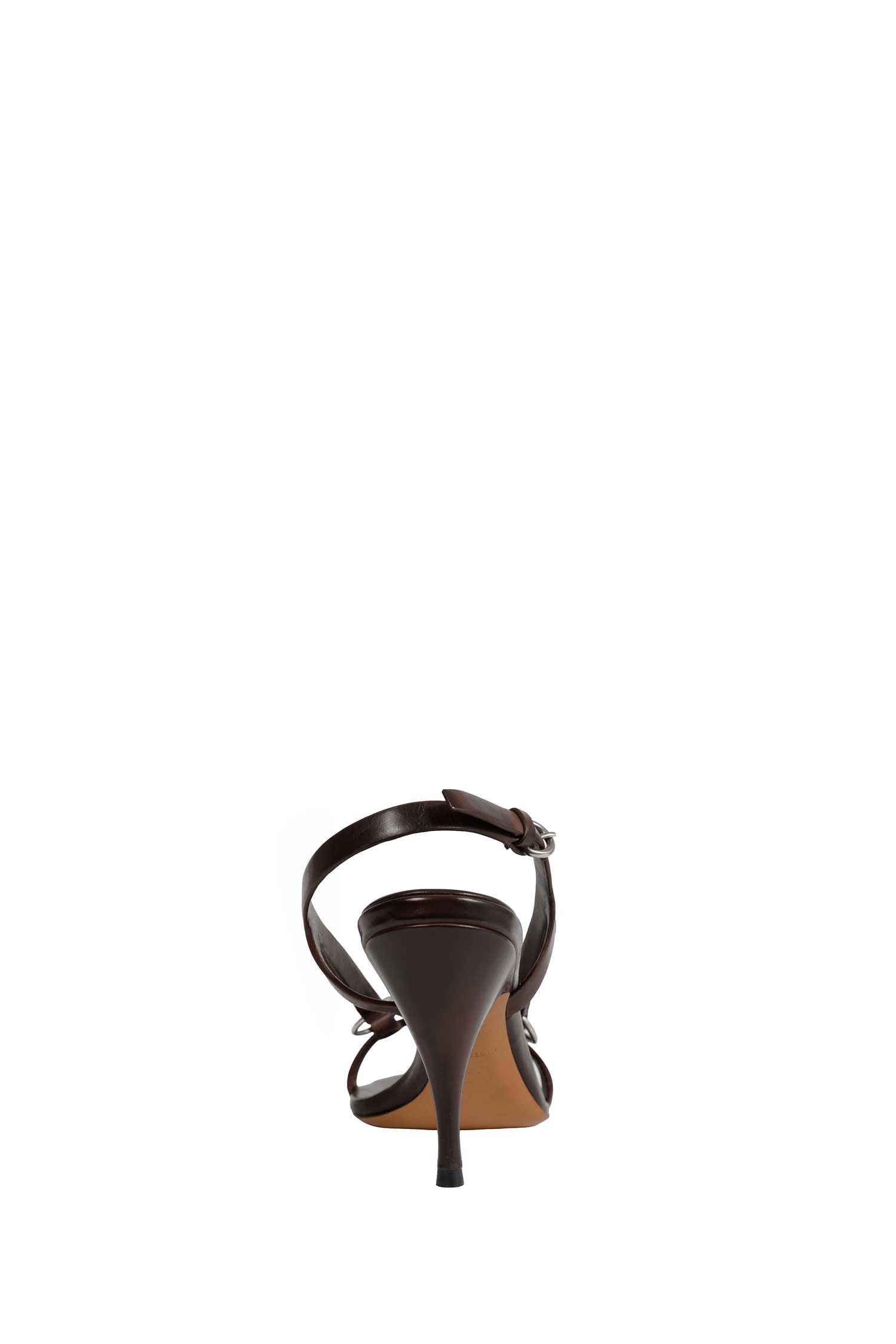 Оригінальна Waxed Leather Sandals Miu miu – детальний вид
