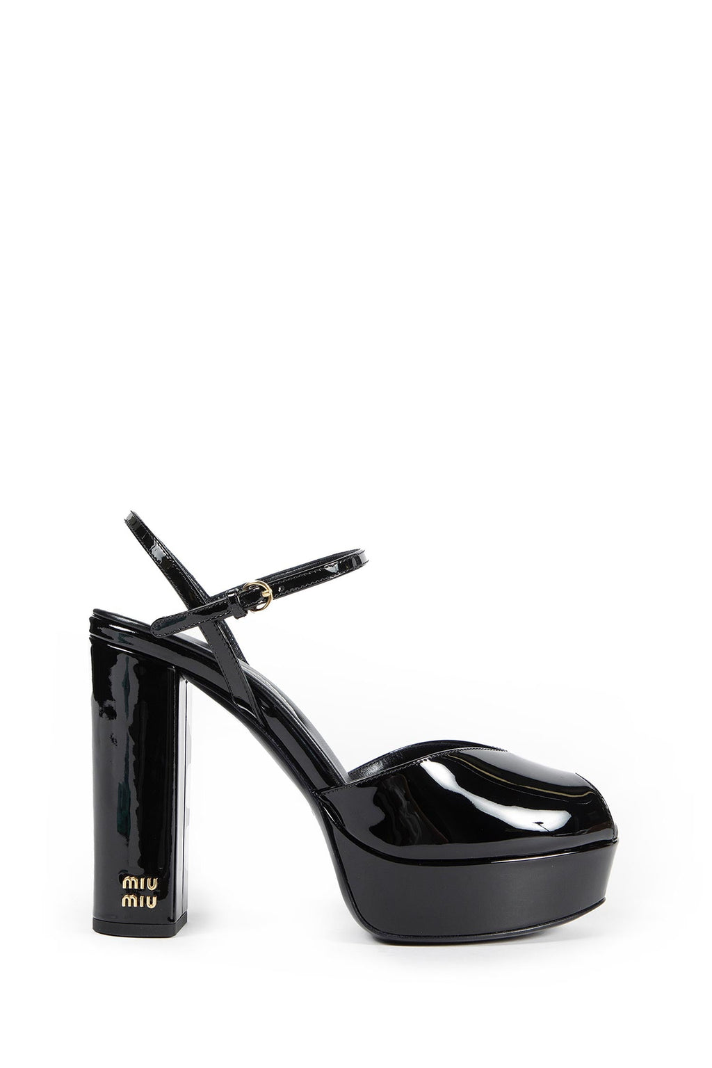 Оригінальна Patent Leather Sandals Miu miu – боковий вид
