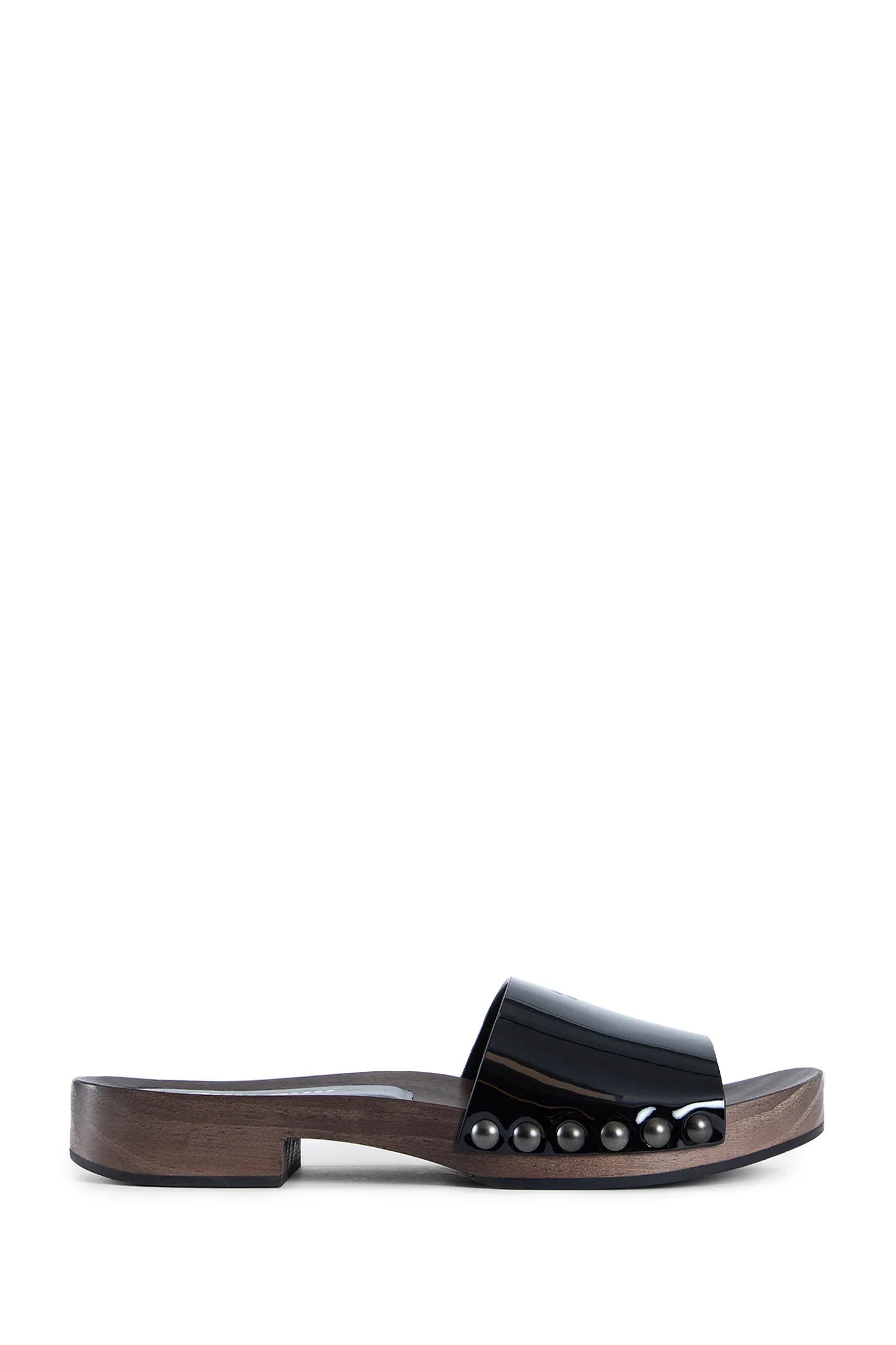 Оригінальна Patent Leather Clogs Miu miu – боковий вид