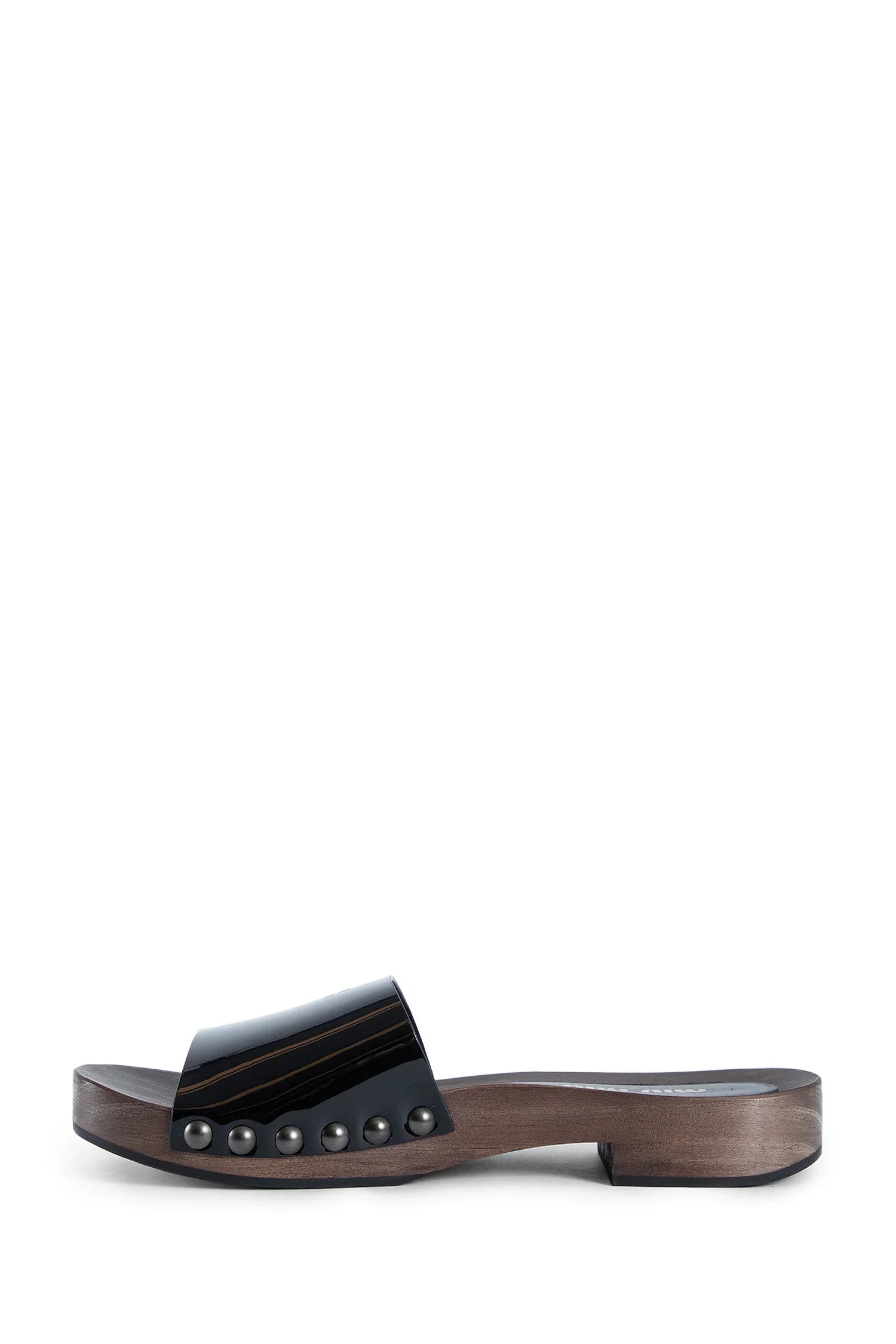 Оригінальна Patent Leather Clogs Miu miu – збільшений вид