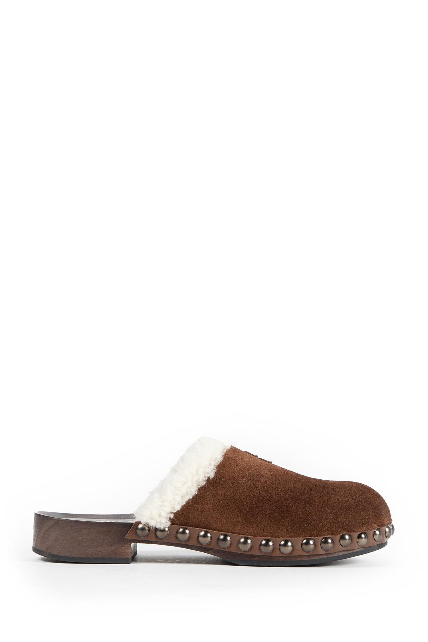 Suede Clogs Miu miu оригінал – Купити в Україні – боковий вид