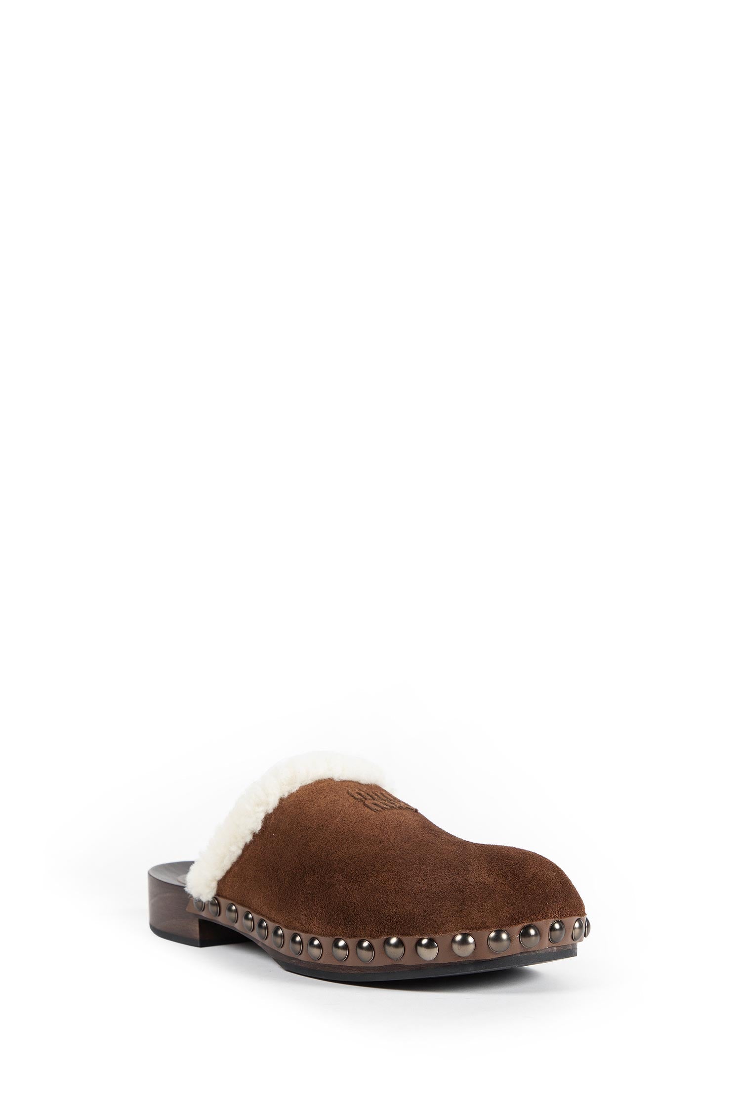 Suede Clogs Miu miu оригінал – Купити в Україні – вид ззаду