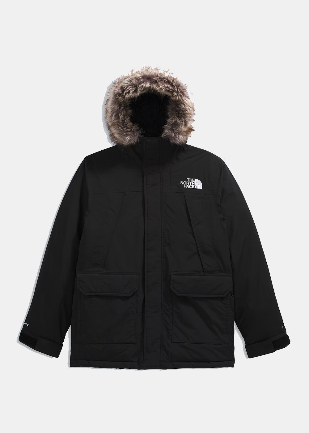 Оригінальна Black Fur-Trim Mcmurdo Parka The north face – боковий вид