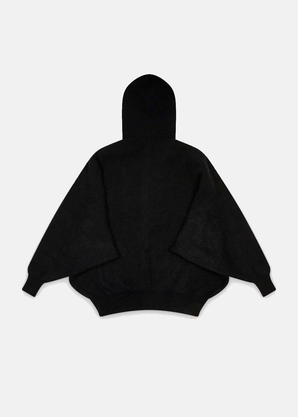 Black Pocket-Detail Hoodie Rick owens – Гарантія оригінальності – вид ззаду