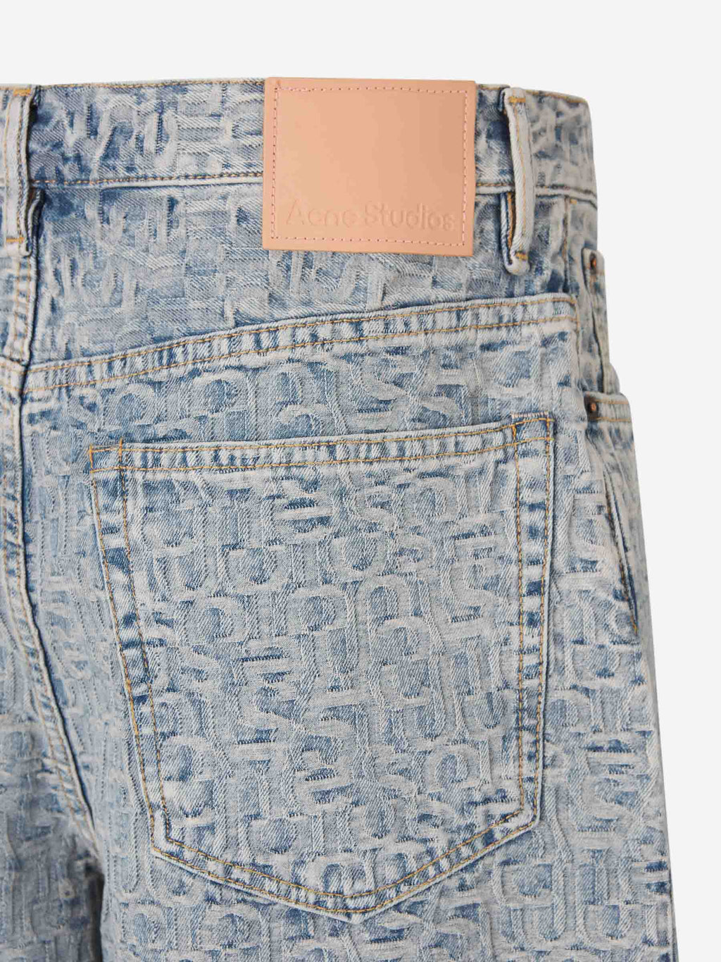 Bermuda Denim Monogram Acne studios оригінал – Купити в Україні – збільшений вид