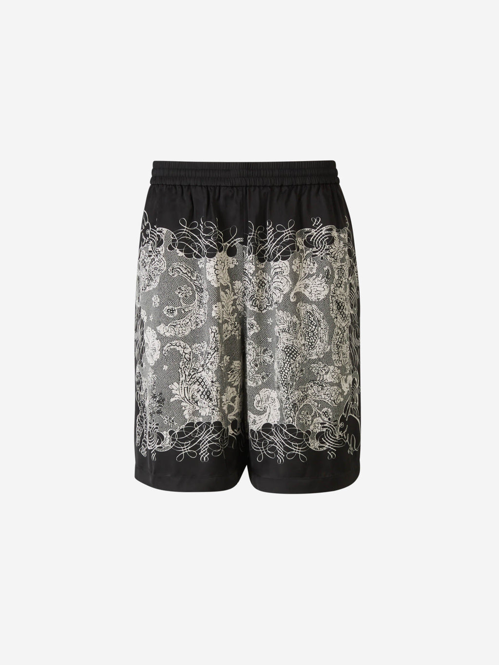 Viscose Printed Bermuda Shorts Acne studios оригінал – Купити в Україні – боковий вид