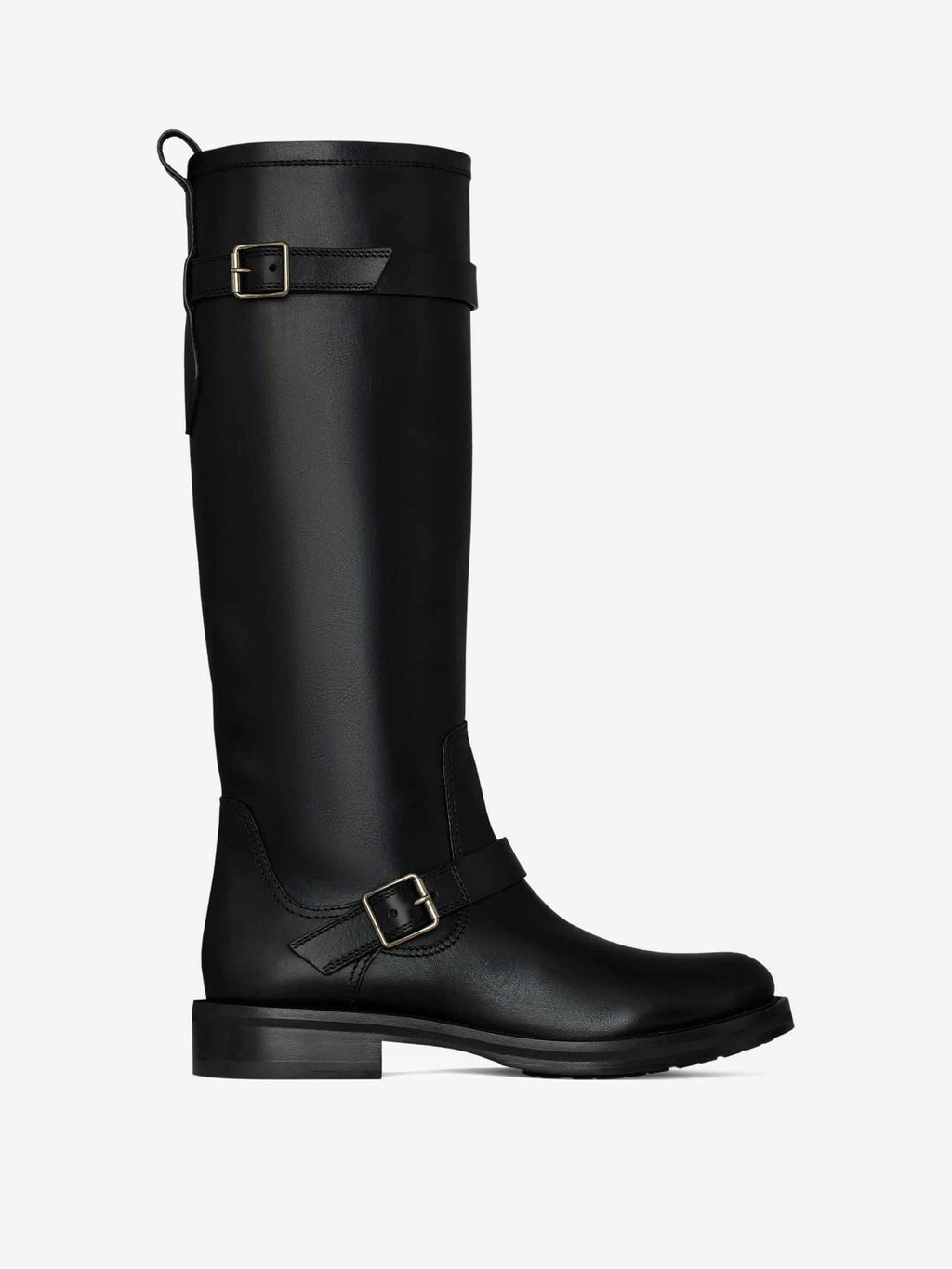 Оригінальна River Leather Boots Saint laurent – боковий вид