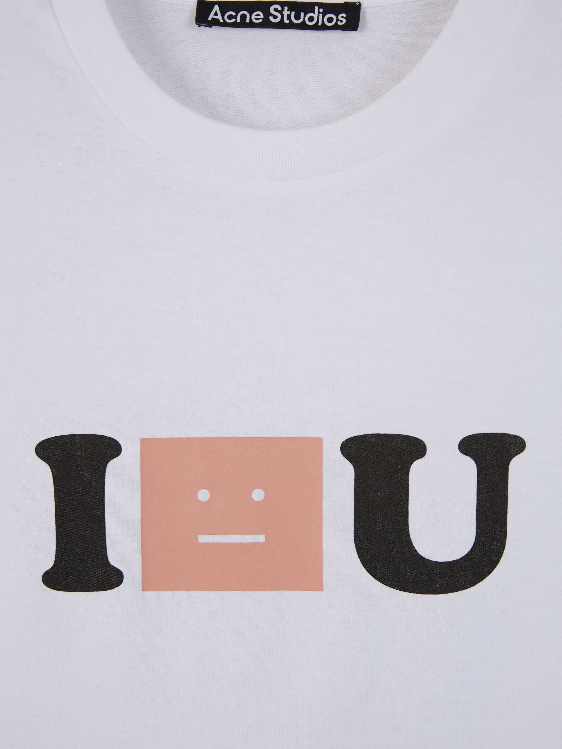 Оригінальна Camiseta Algodón Logo Acne studios – детальний вид
