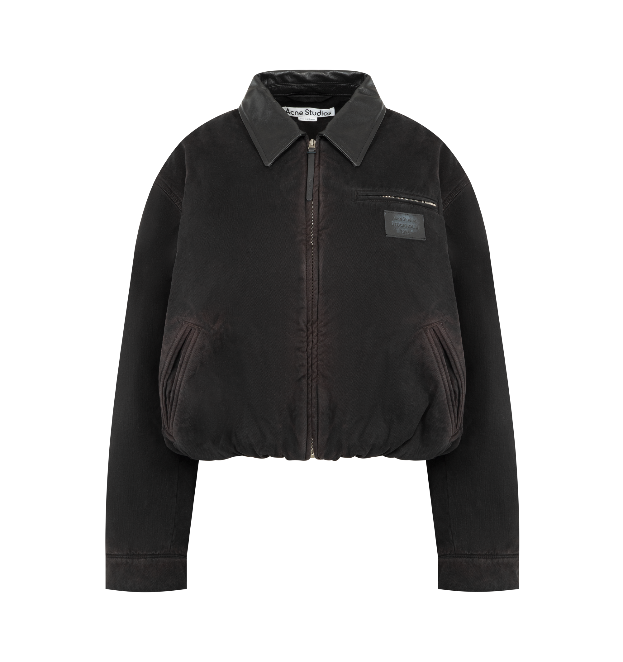 Washed Bomber Jacket Acne studios оригінал – Купити в Україні – боковий вид