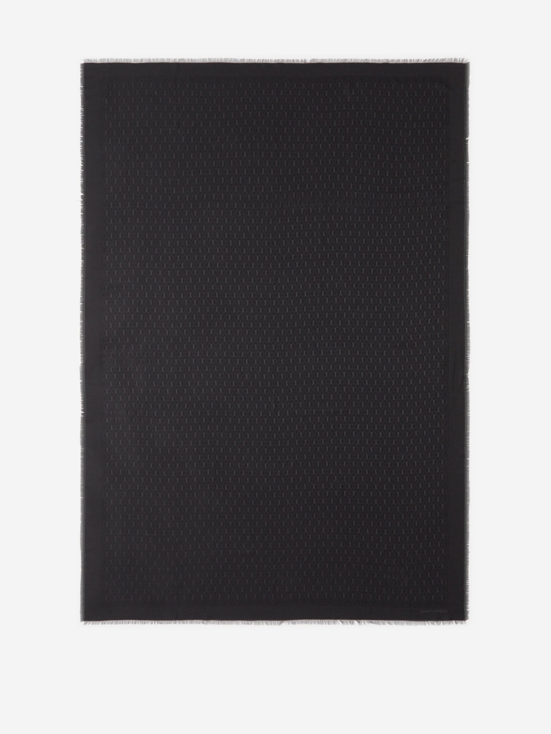 Monogram Jacquard Scarf Saint laurent – Гарантія оригінальності – вид ззаду