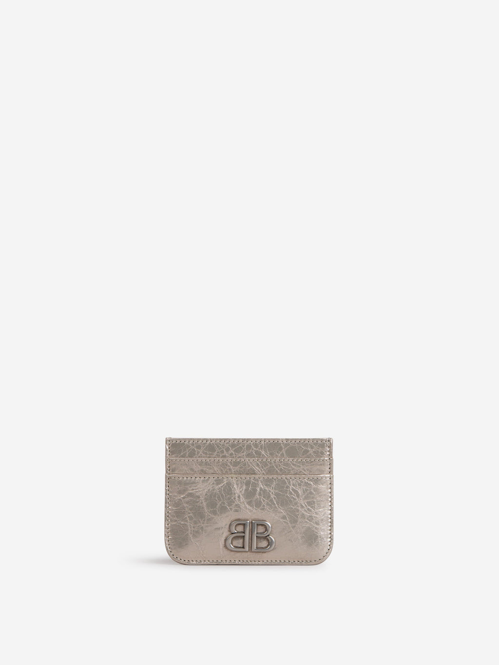 Leather Logo Card Holder Balenciaga оригінал – Купити в Україні – боковий вид