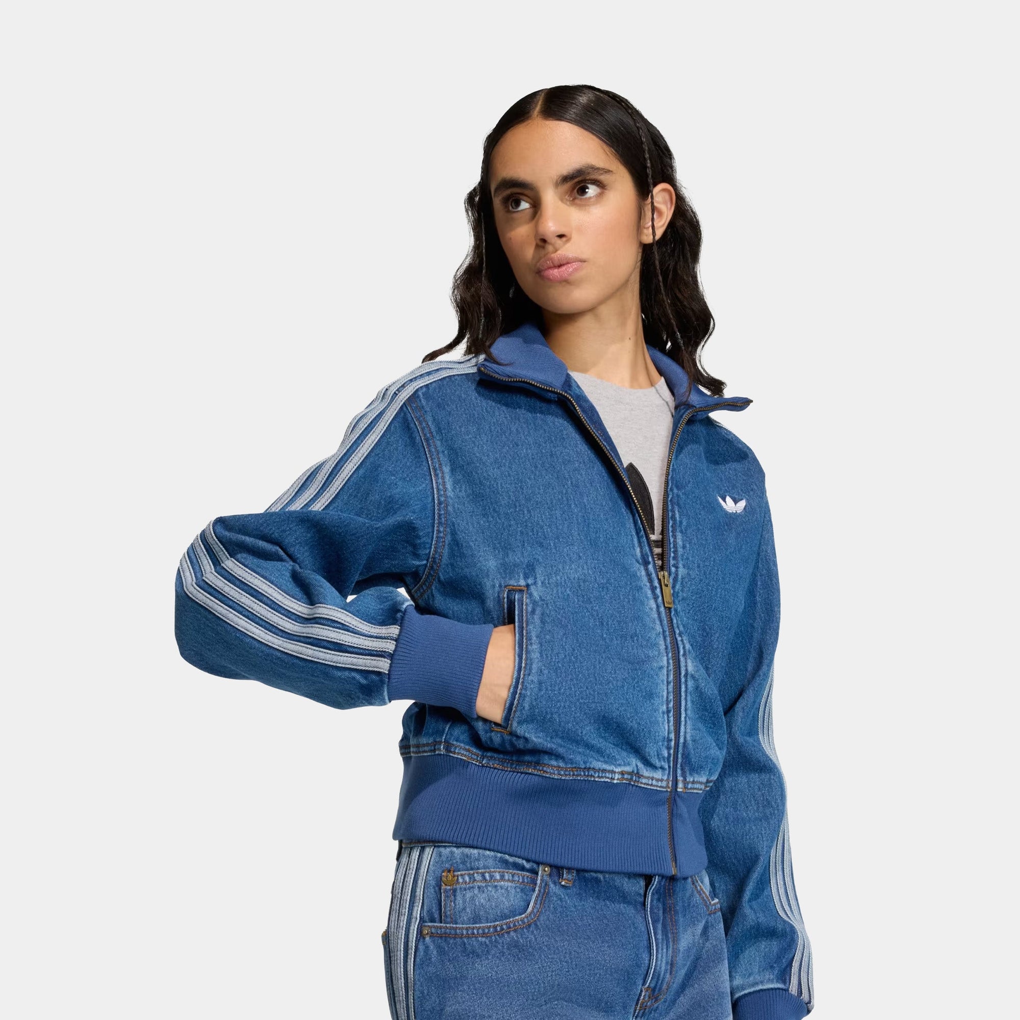 Оригінальна Denim Firebird Track Womens Jacket Adidas – детальний вид - ADIDAS