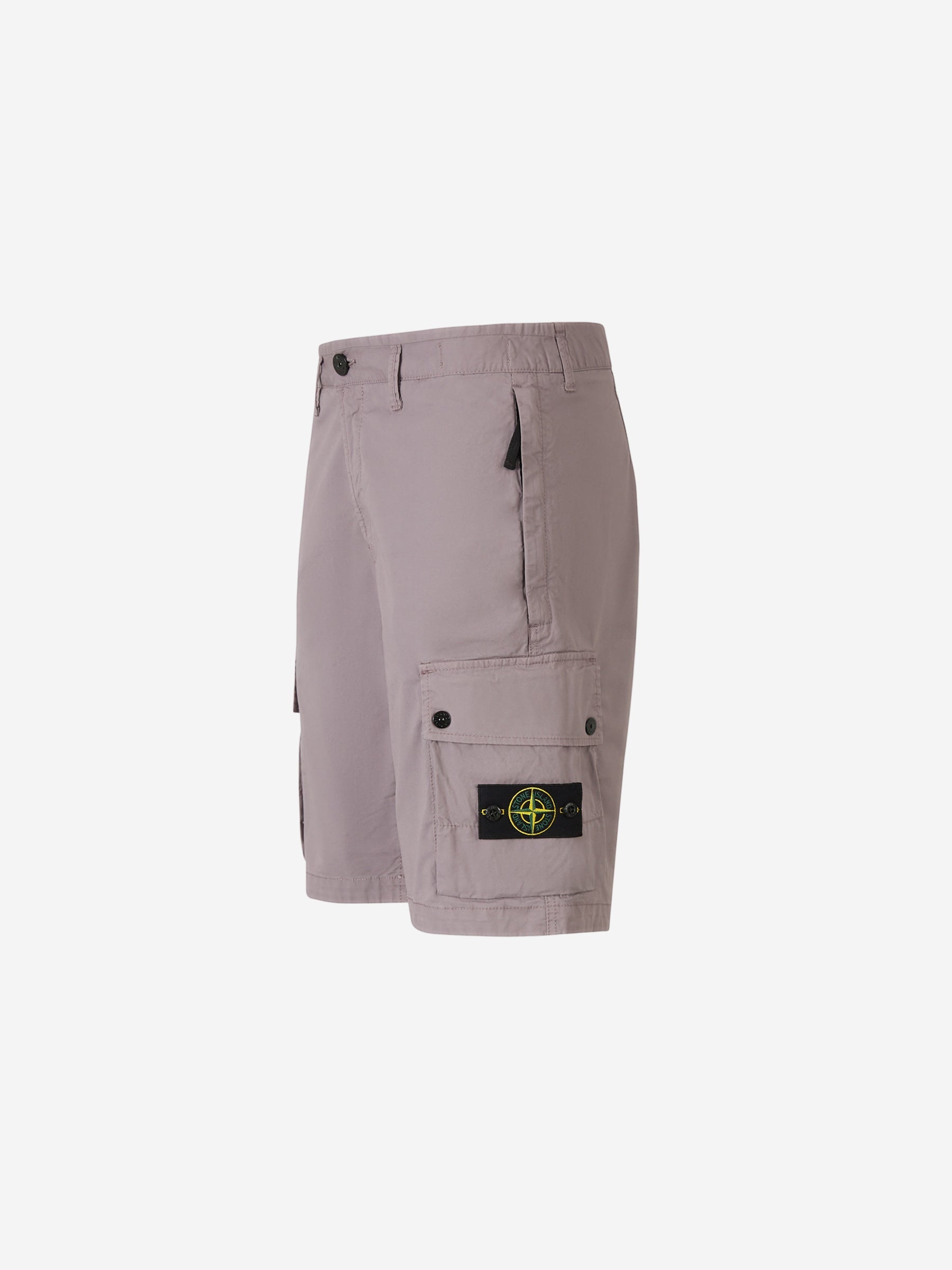 Оригінальна Logo Cargo Bermuda Shorts Stone island – вид ззаду
