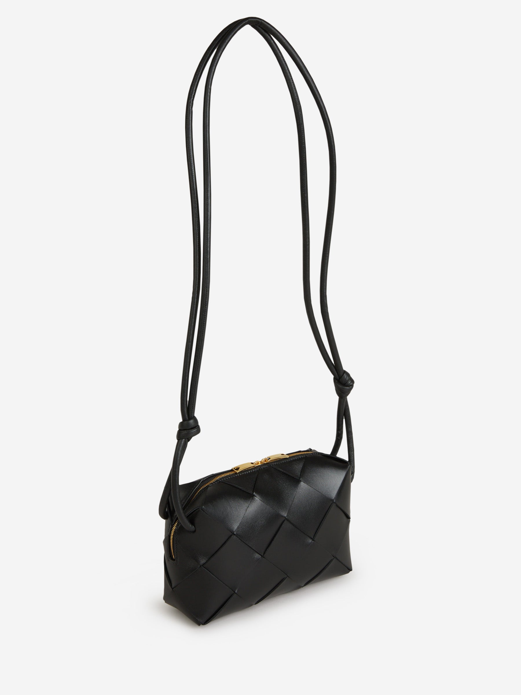 S Cassette Crossbody Bag Bottega veneta – Гарантія оригінальності – вид ззаду