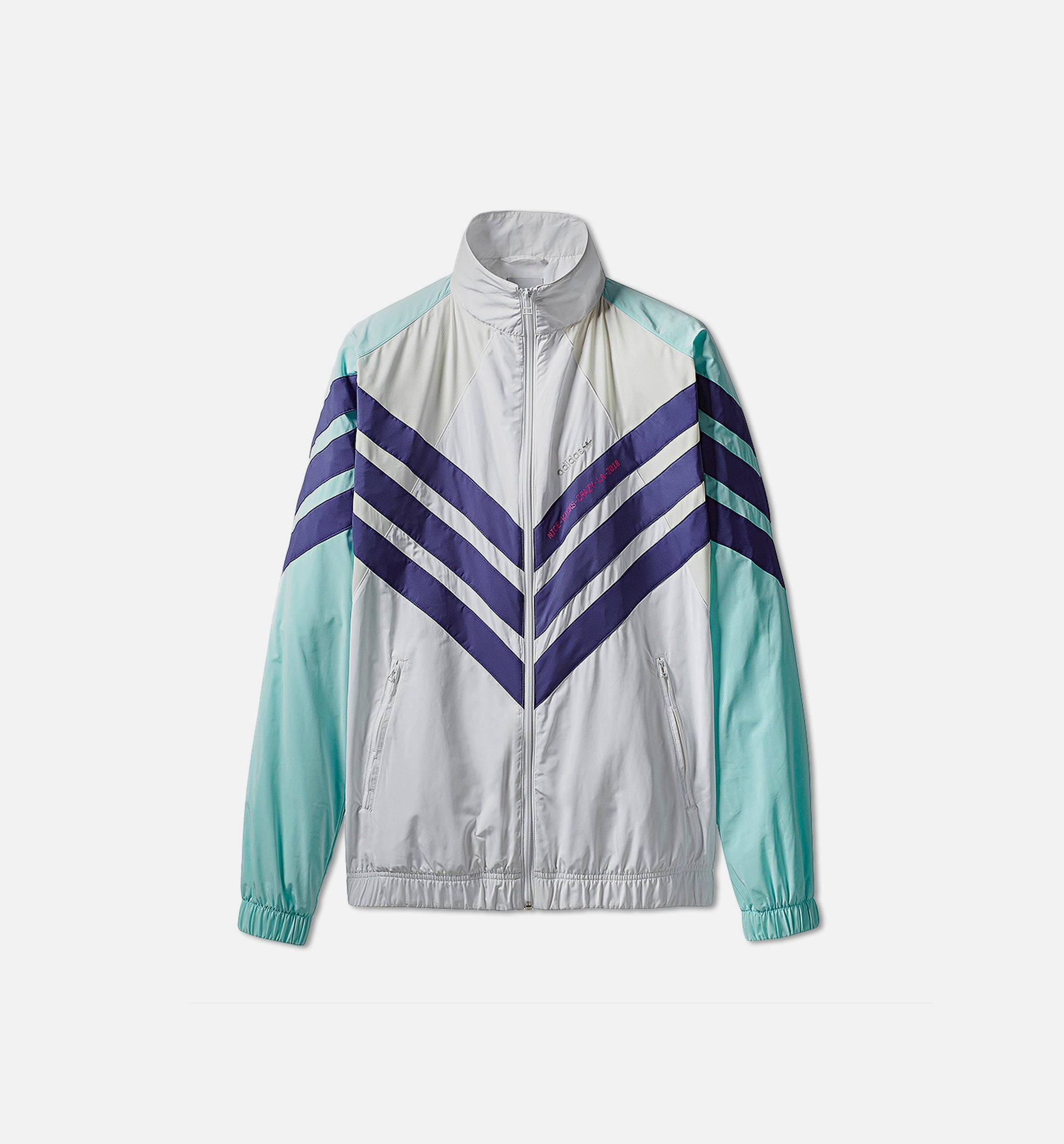 X Nice Kicks Mens Track Jacket White Adidas оригінал – Купити в Україні – боковий вид - ADIDAS