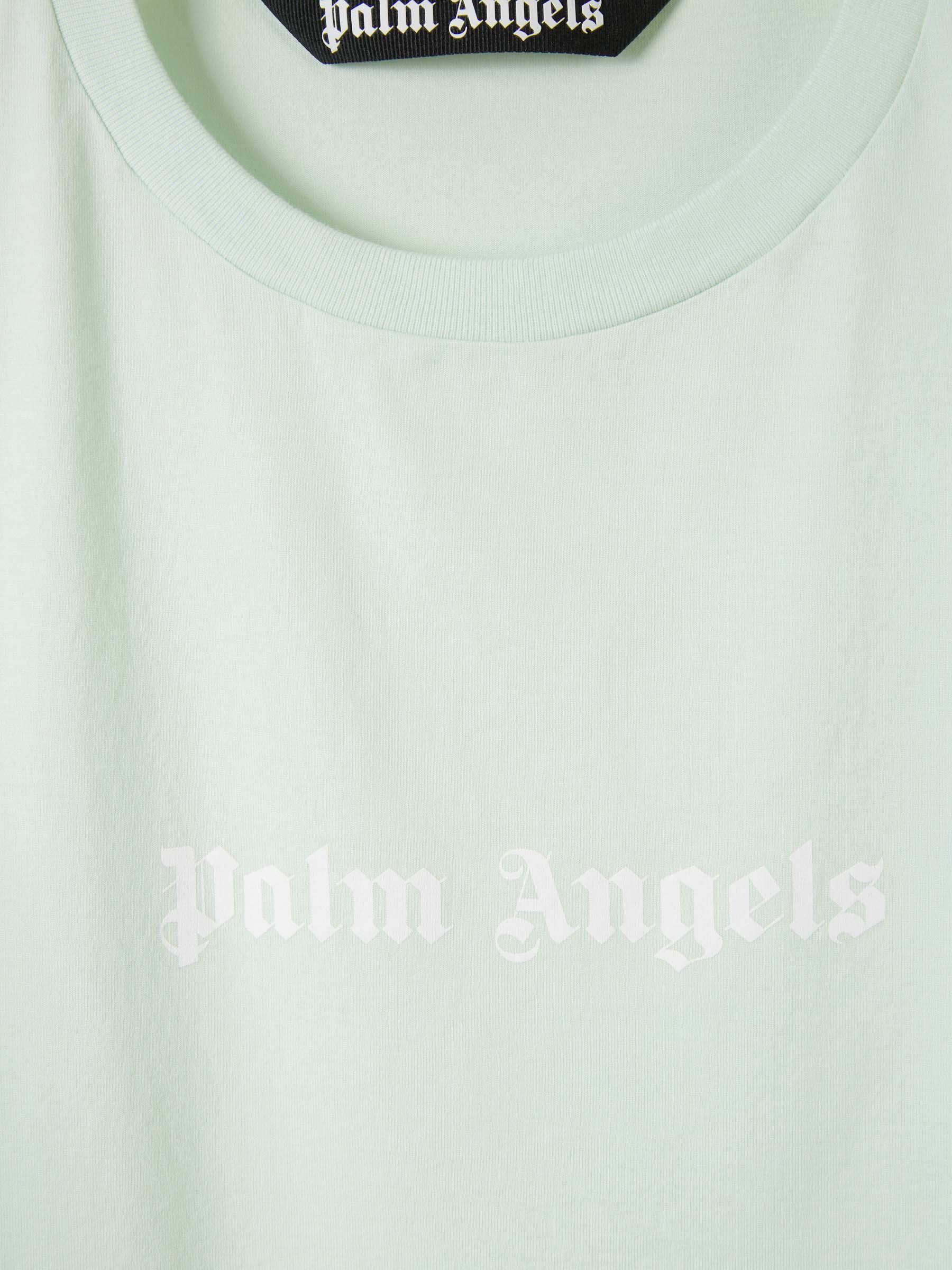 Оригінальна Logo Cotton T-Shirt Palm angels – детальний вид