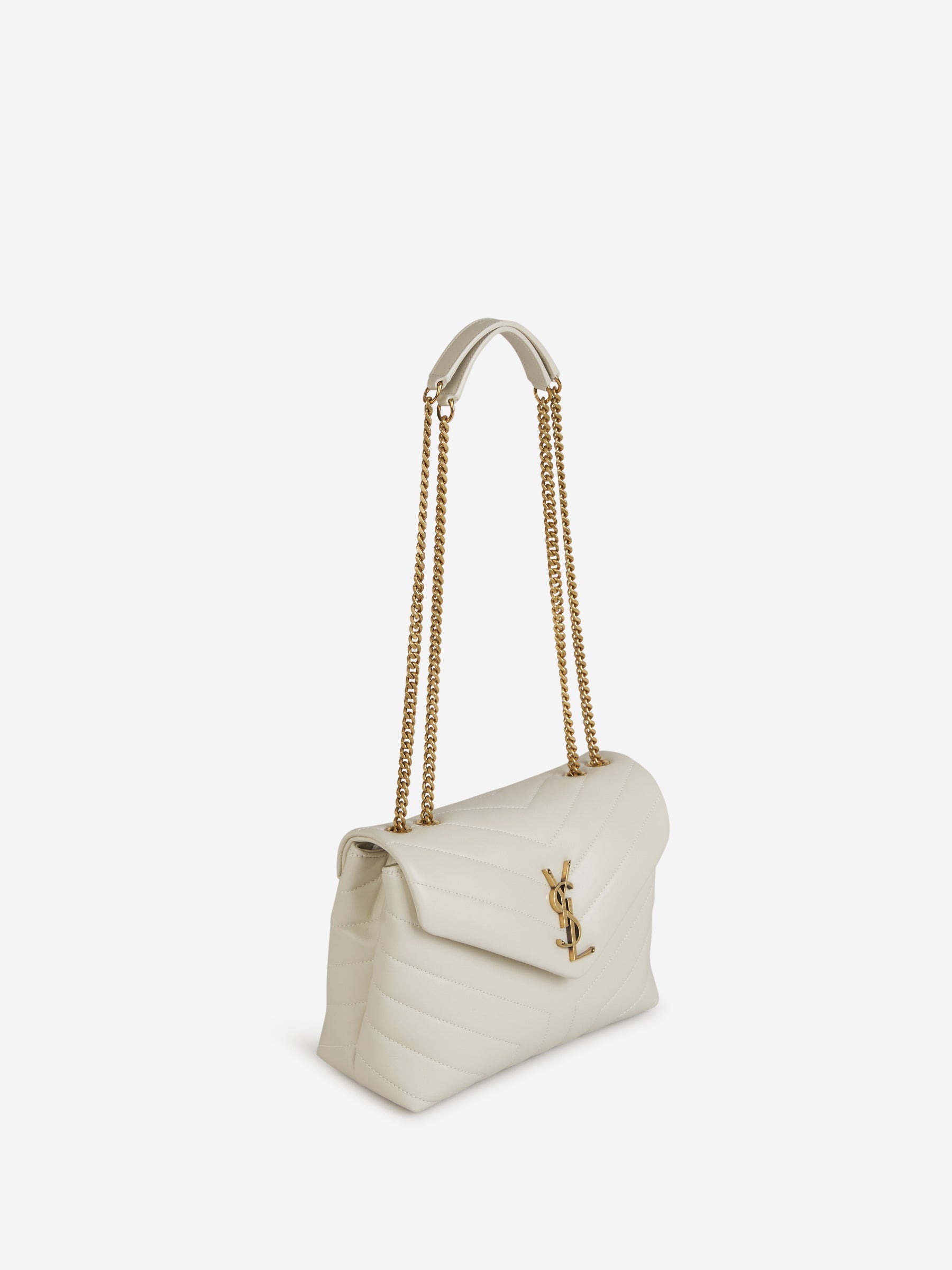 Loulou S Shoulder Bag Saint laurent – Гарантія оригінальності – вид ззаду