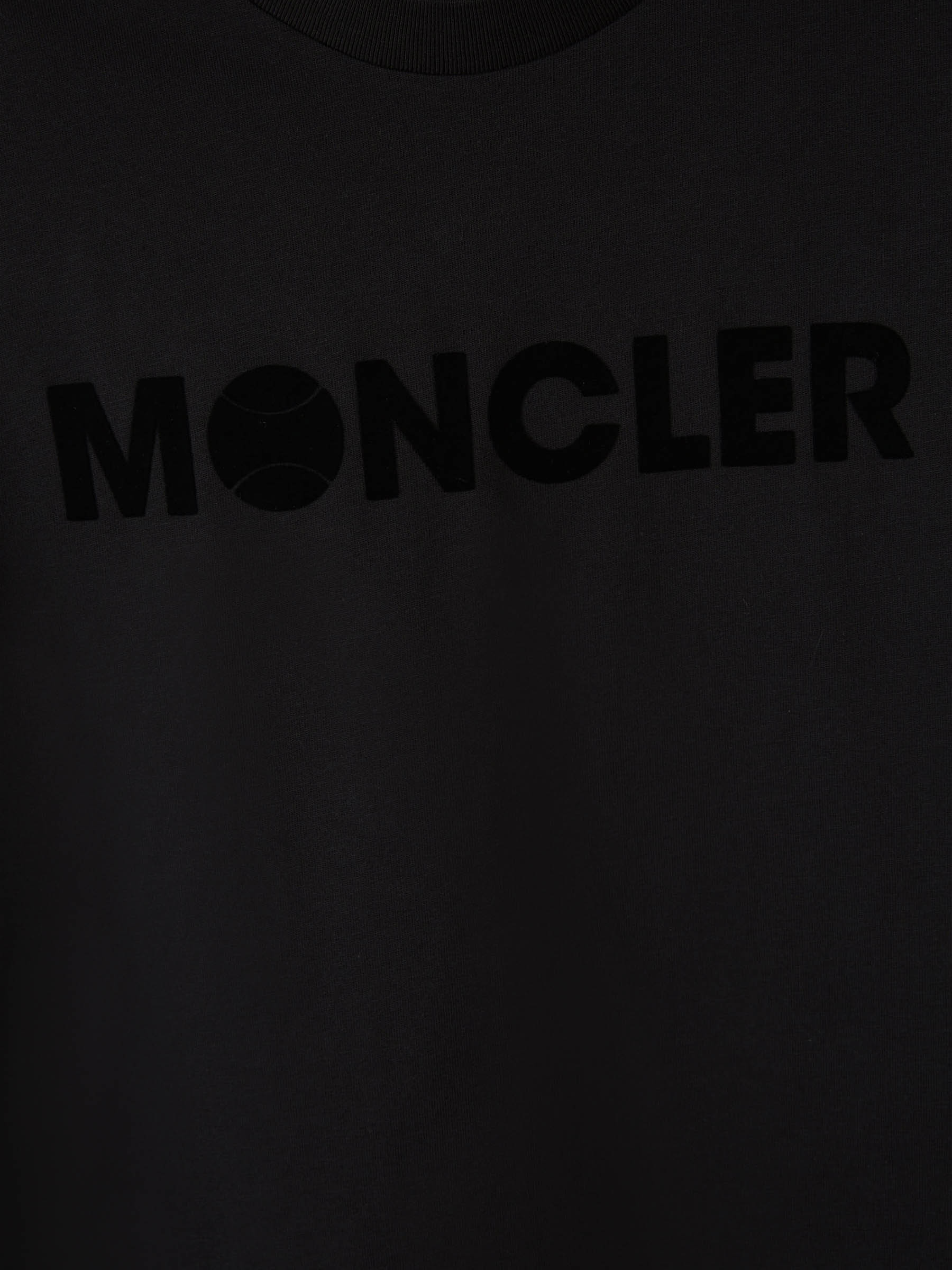 Printed Cotton T-Shirt Moncler – Гарантія оригінальності – збільшений вид