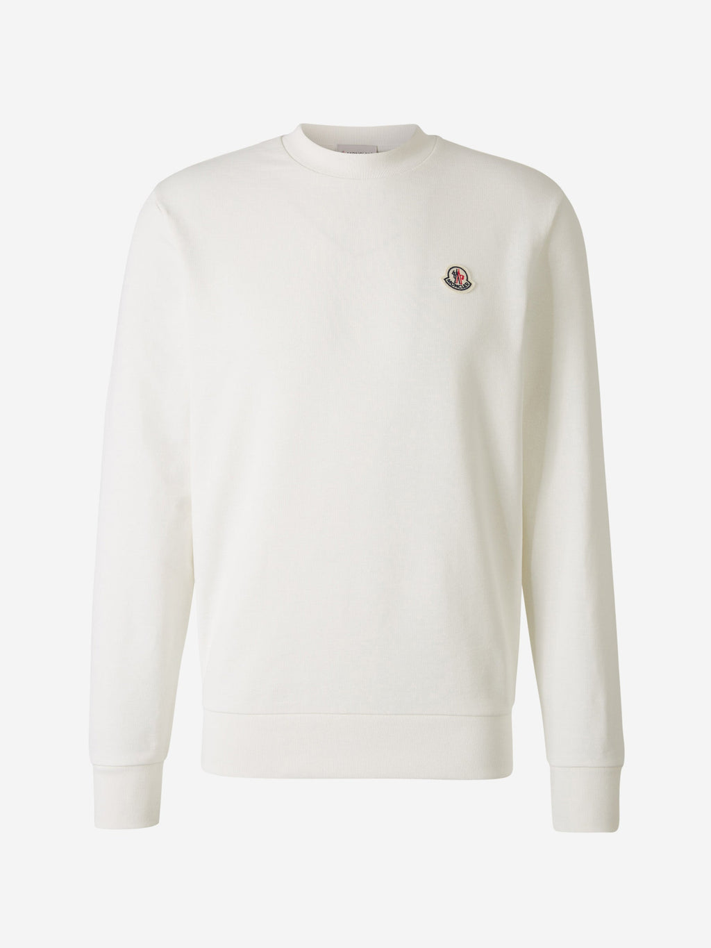 Logo Cotton Sweatshirt Moncler – Гарантія оригінальності – боковий вид
