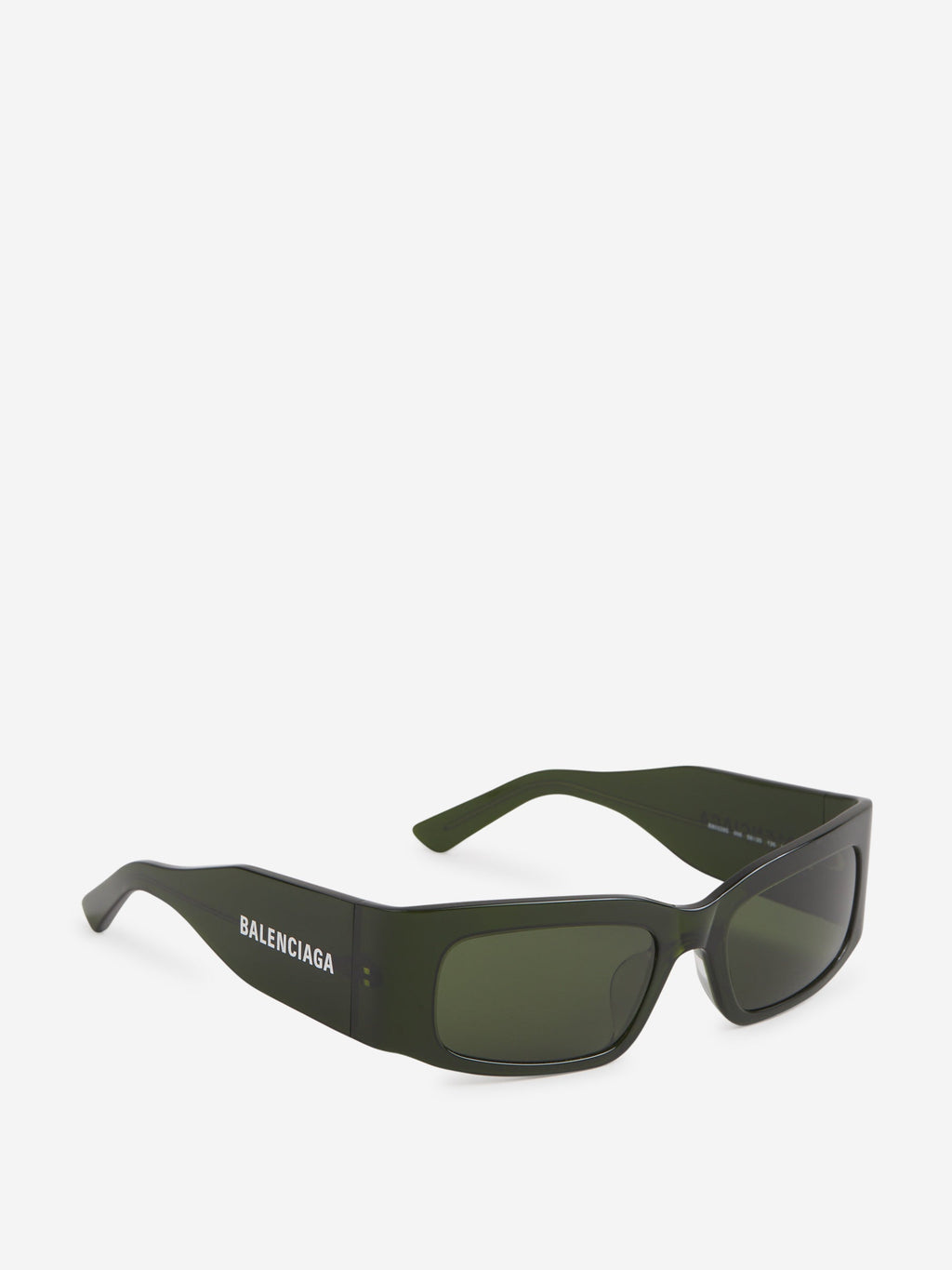 Rectangular Logo Sunglasses Balenciaga – Гарантія оригінальності – вид ззаду