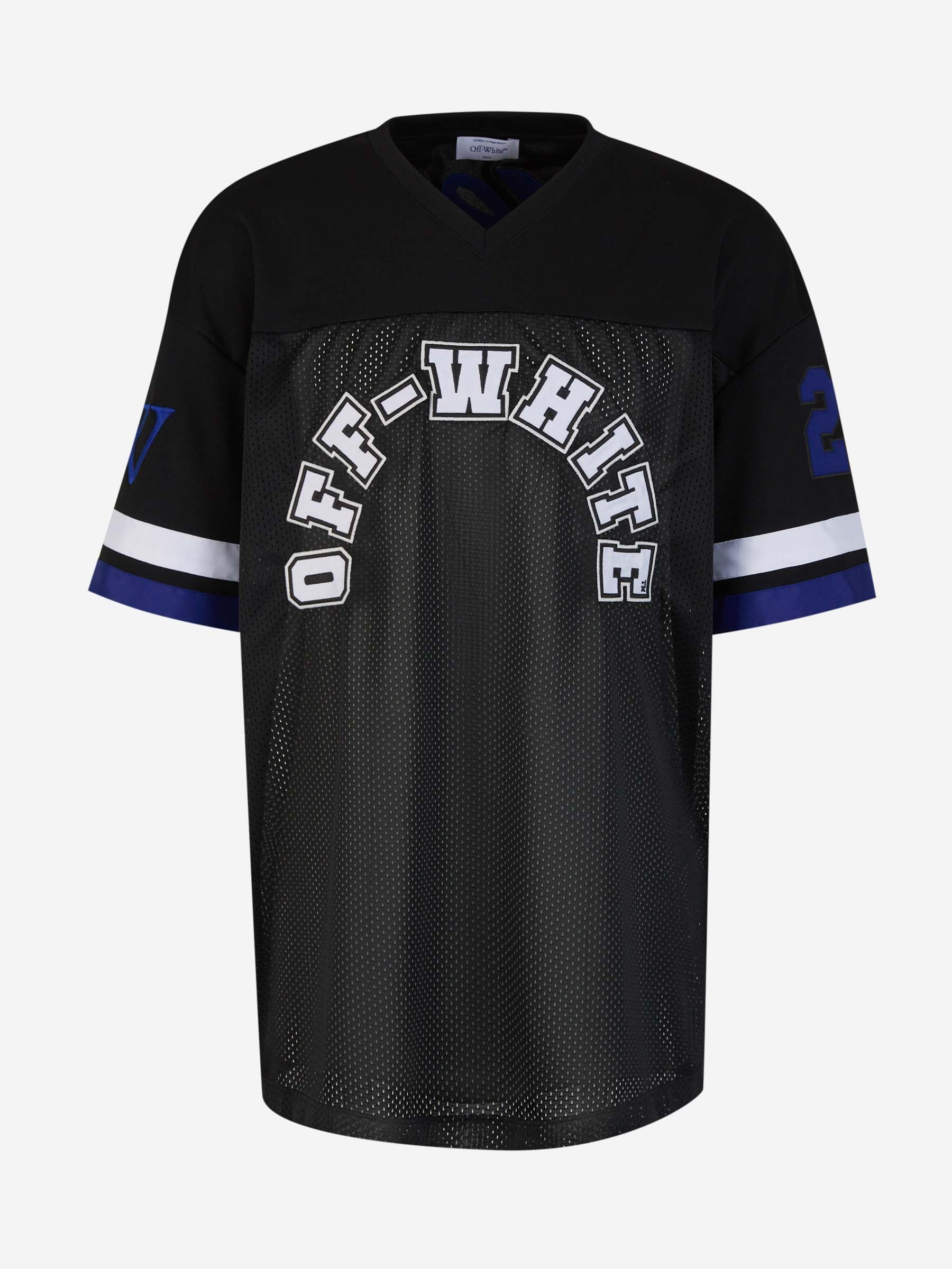 Patches Football T-Shirt Off-white оригінал – Купити в Україні – боковий вид