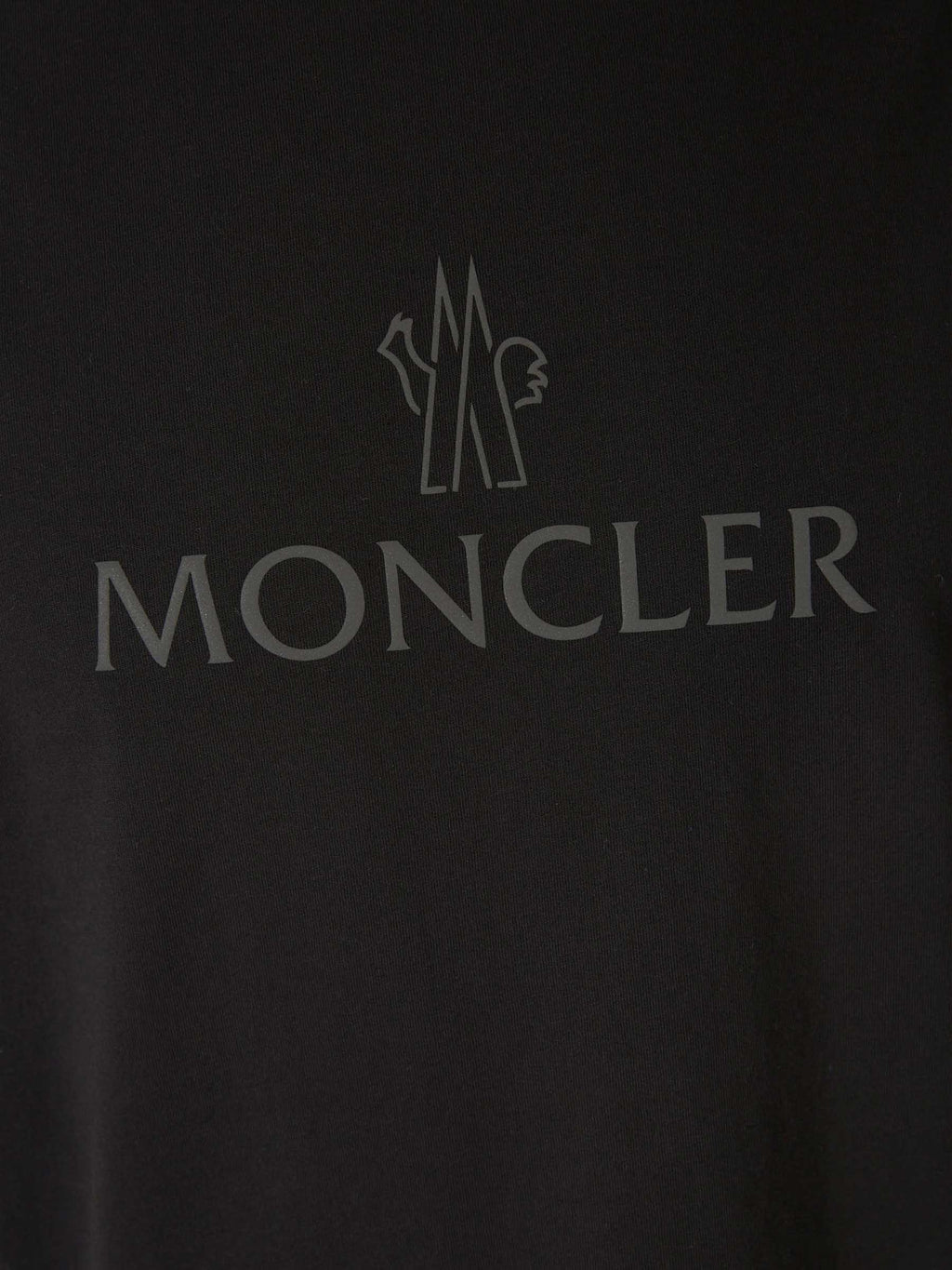 Printed Cotton T-Shirt Moncler – Гарантія оригінальності – збільшений вид