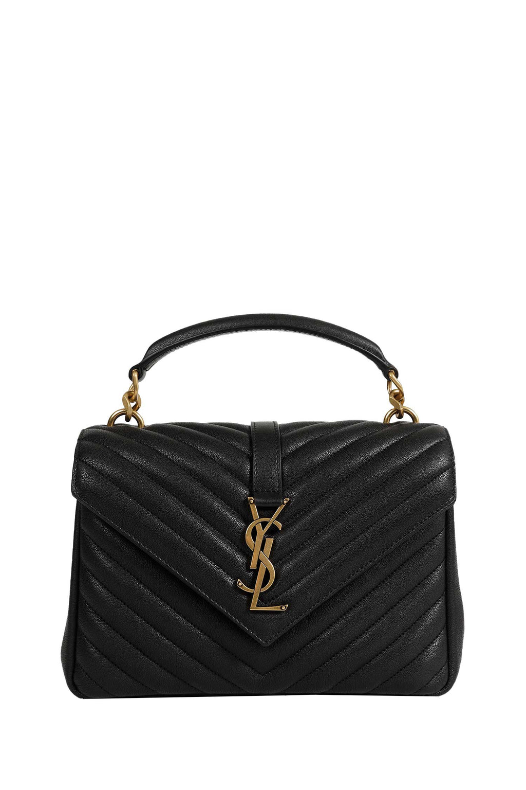 College Medium Shoulder Bag Saint laurent – Гарантія оригінальності – боковий вид