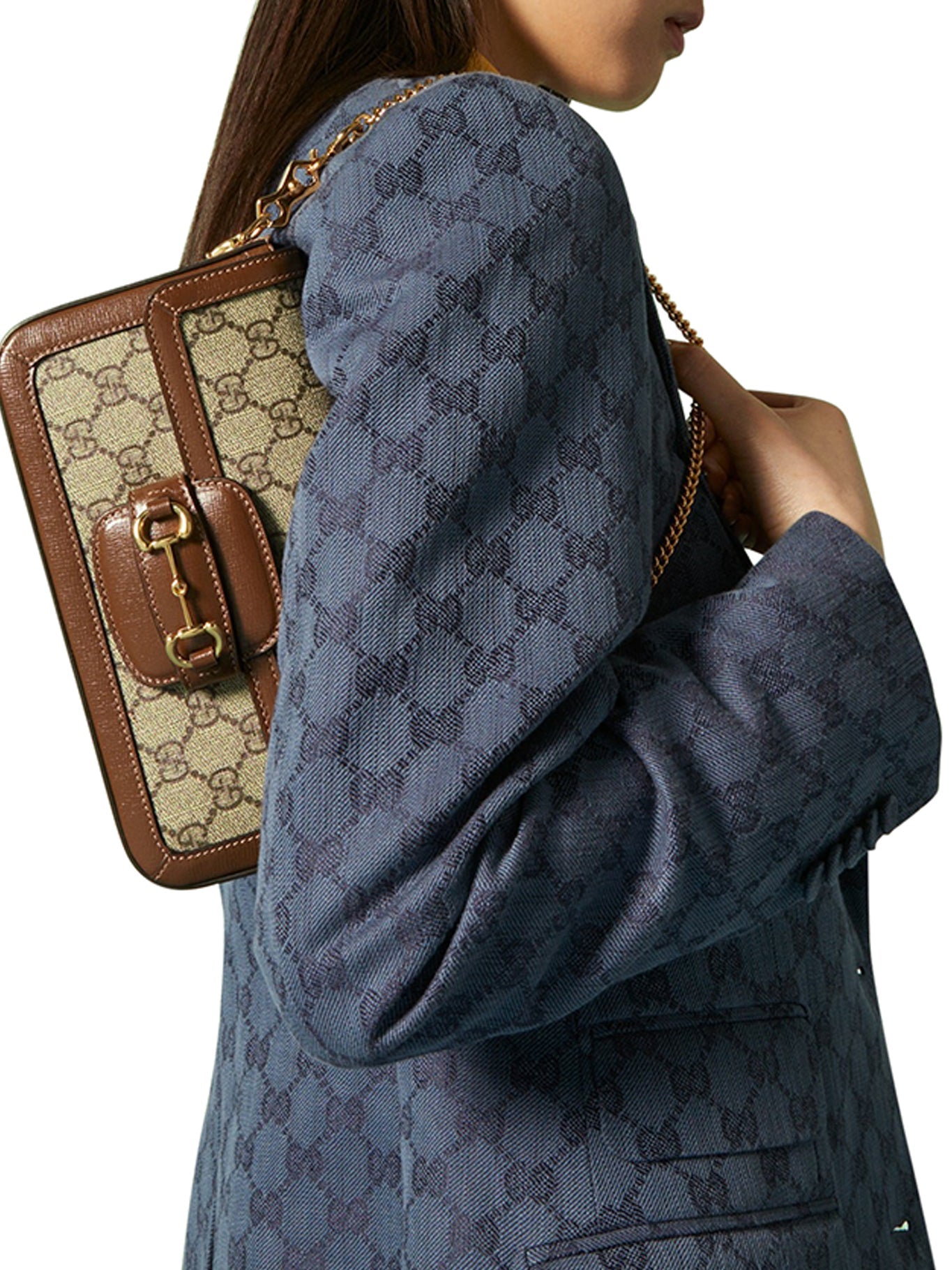 Оригінальна Horsebit Mini Bag 1955 Gucci – вид ззаду