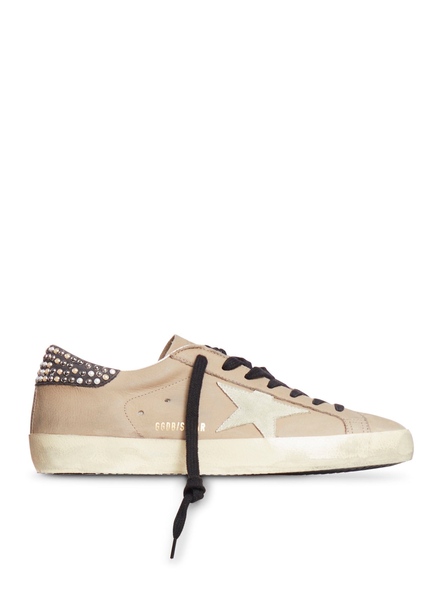 Оригінальна Super-Star With Swarovski Studs Golden goose – боковий вид