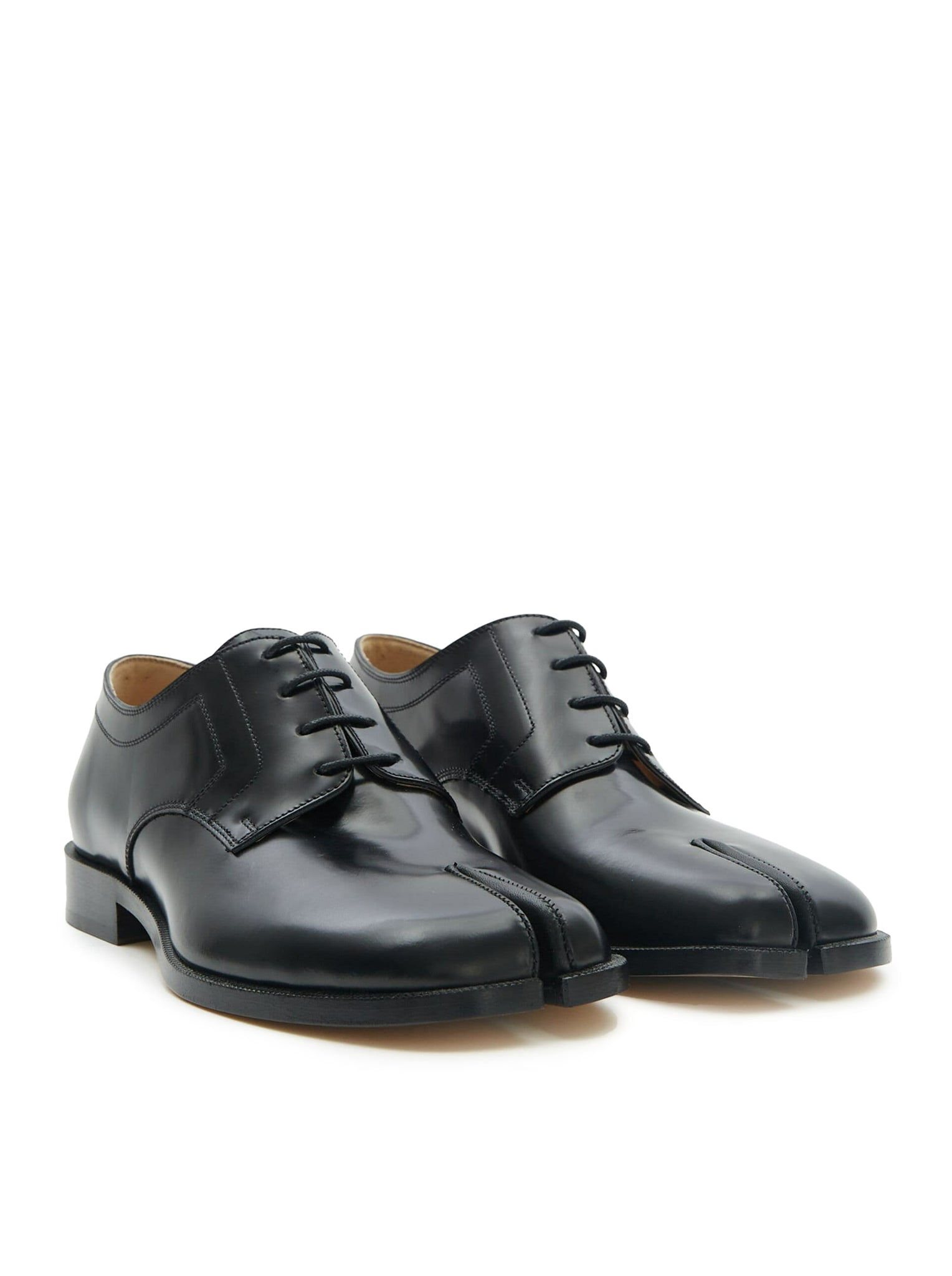 Оригінальна Derby Tabi In Polished Calfskin Maison margiela – збільшений вид