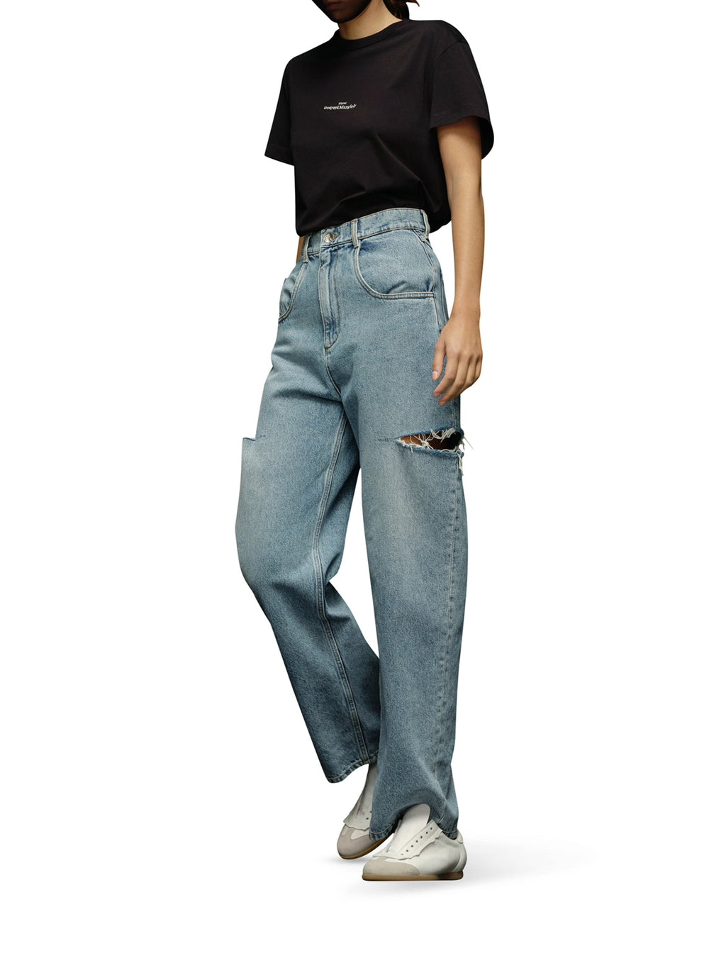 Оригінальна Denim Jeans With Side Rips Maison margiela – детальний вид
