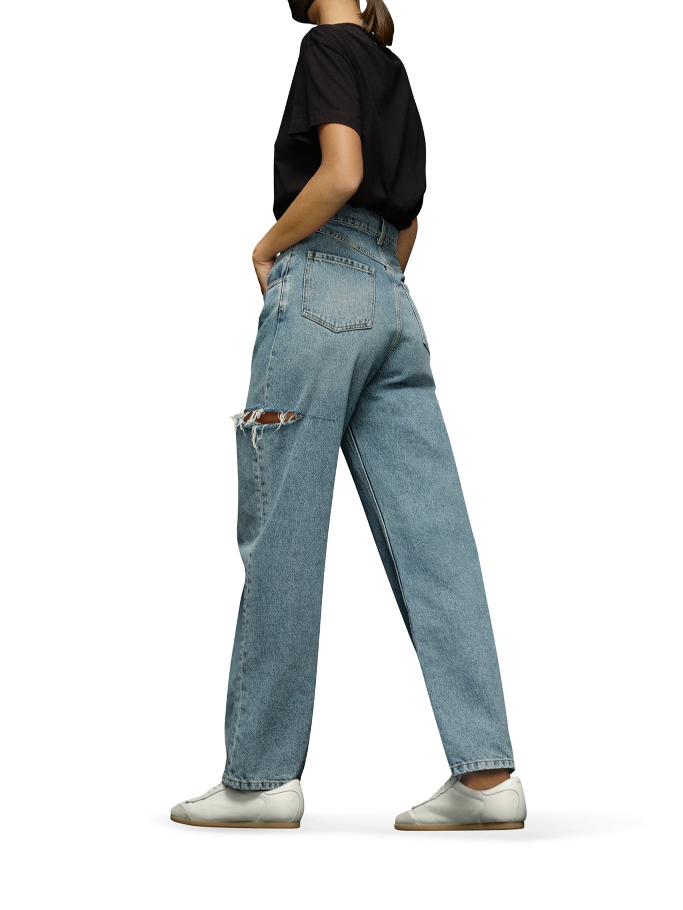 Оригінальна Denim Jeans With Side Rips Maison margiela – збільшений вид