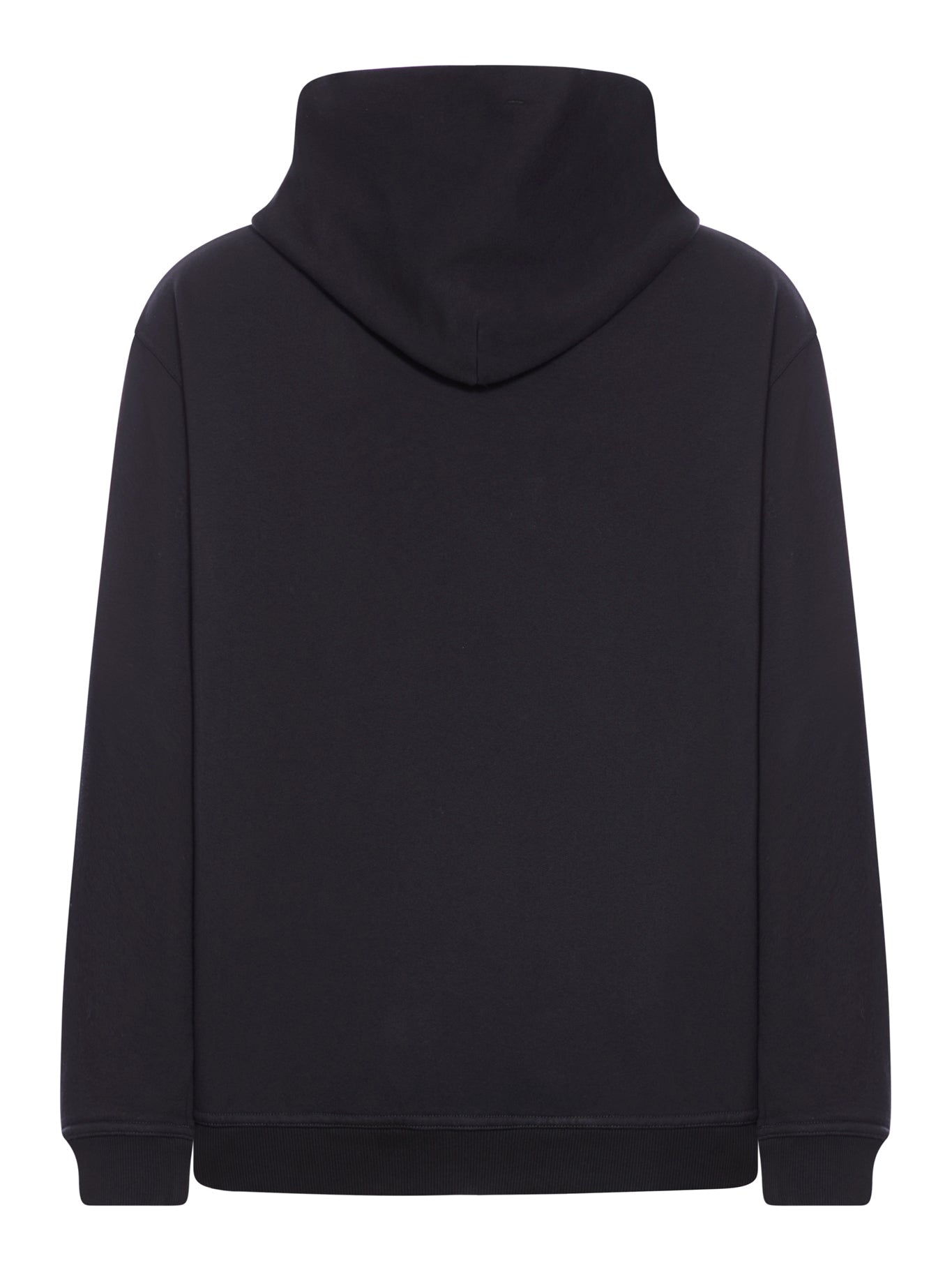 Oversized Black Cotton Sweatshirt Maison margiela – Гарантія оригінальності – вид ззаду - MAISON MARGIELA