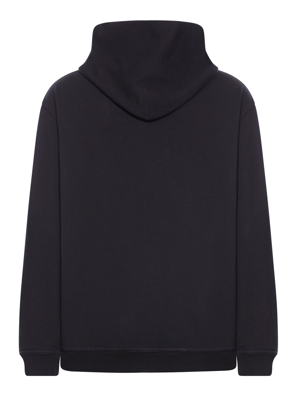 Oversized Black Cotton Sweatshirt Maison margiela – Гарантія оригінальності – вид ззаду