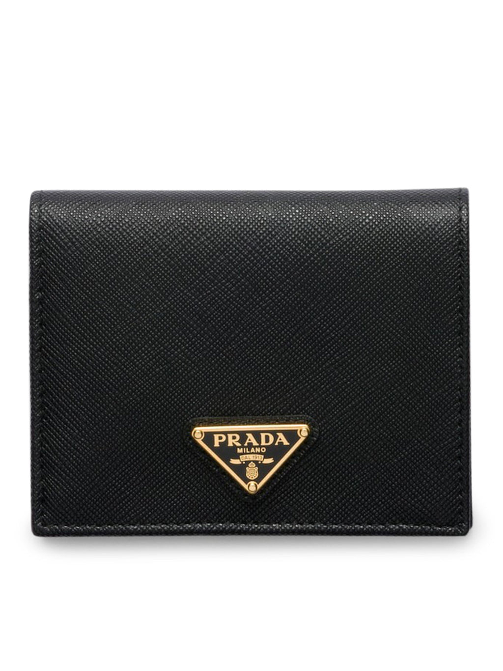 Оригінальна Small Wallet In Saffiano Prada – боковий вид