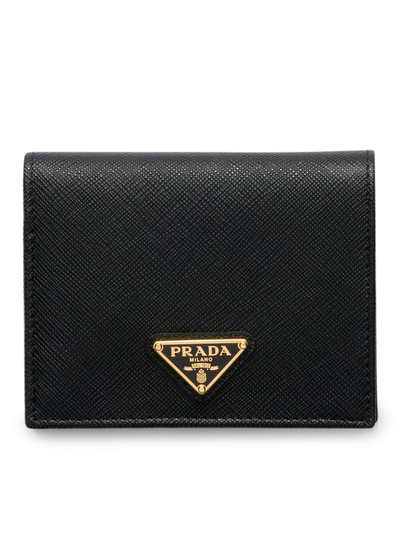 Оригінальна Small Wallet In Saffiano Prada – боковий вид