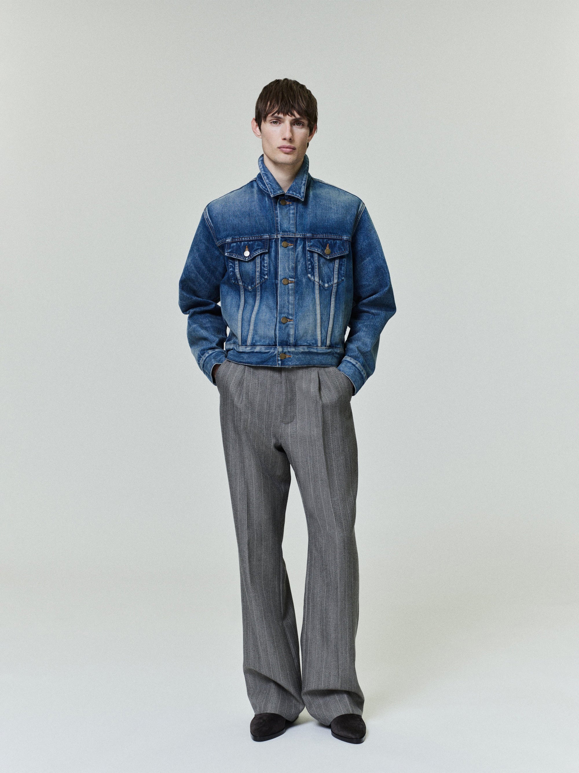 Denim Trucker Jacket Fear of god – Гарантія оригінальності – боковий вид