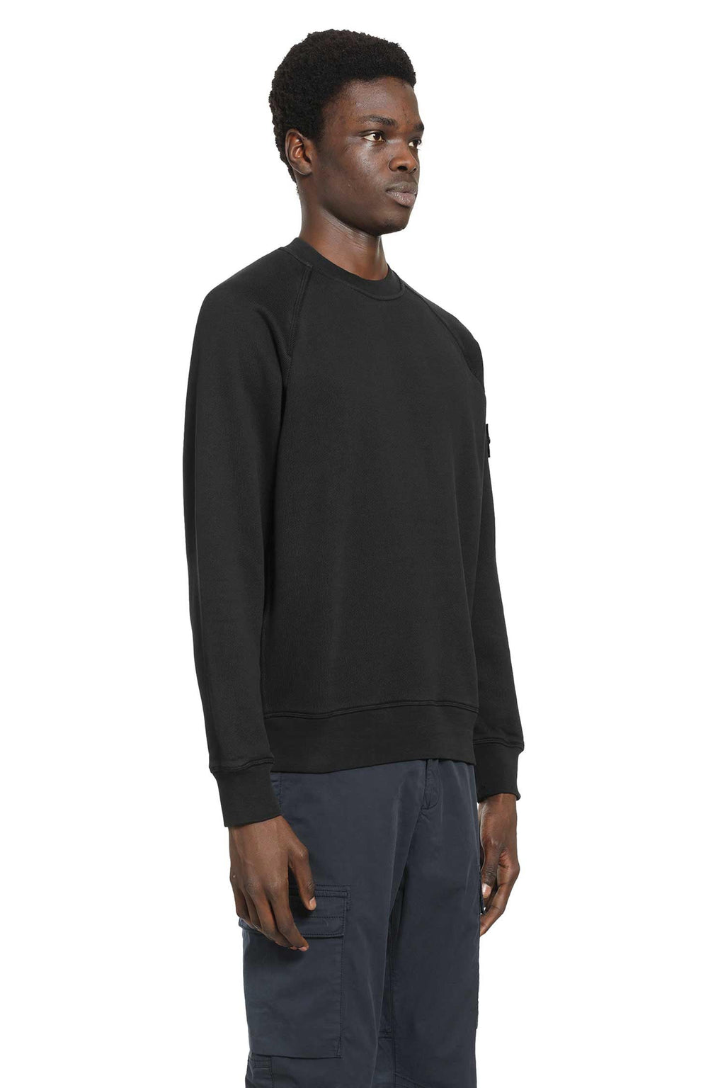 6100028 Cotton Fleece Sweatshirt Stone island – Гарантія оригінальності – детальний вид
