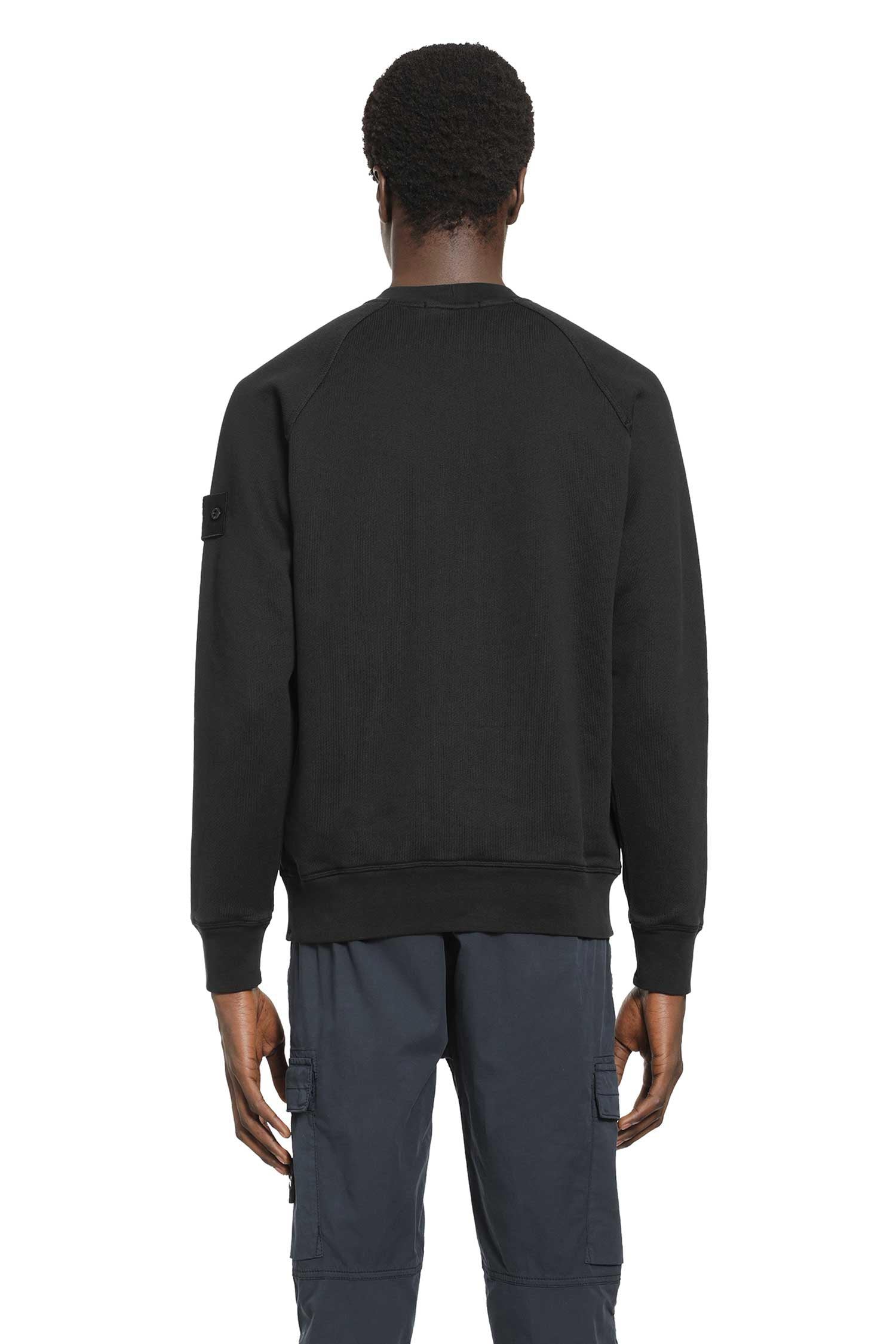 6100028 Cotton Fleece Sweatshirt Stone island – Гарантія оригінальності – збільшений вид - STONE ISLAND
