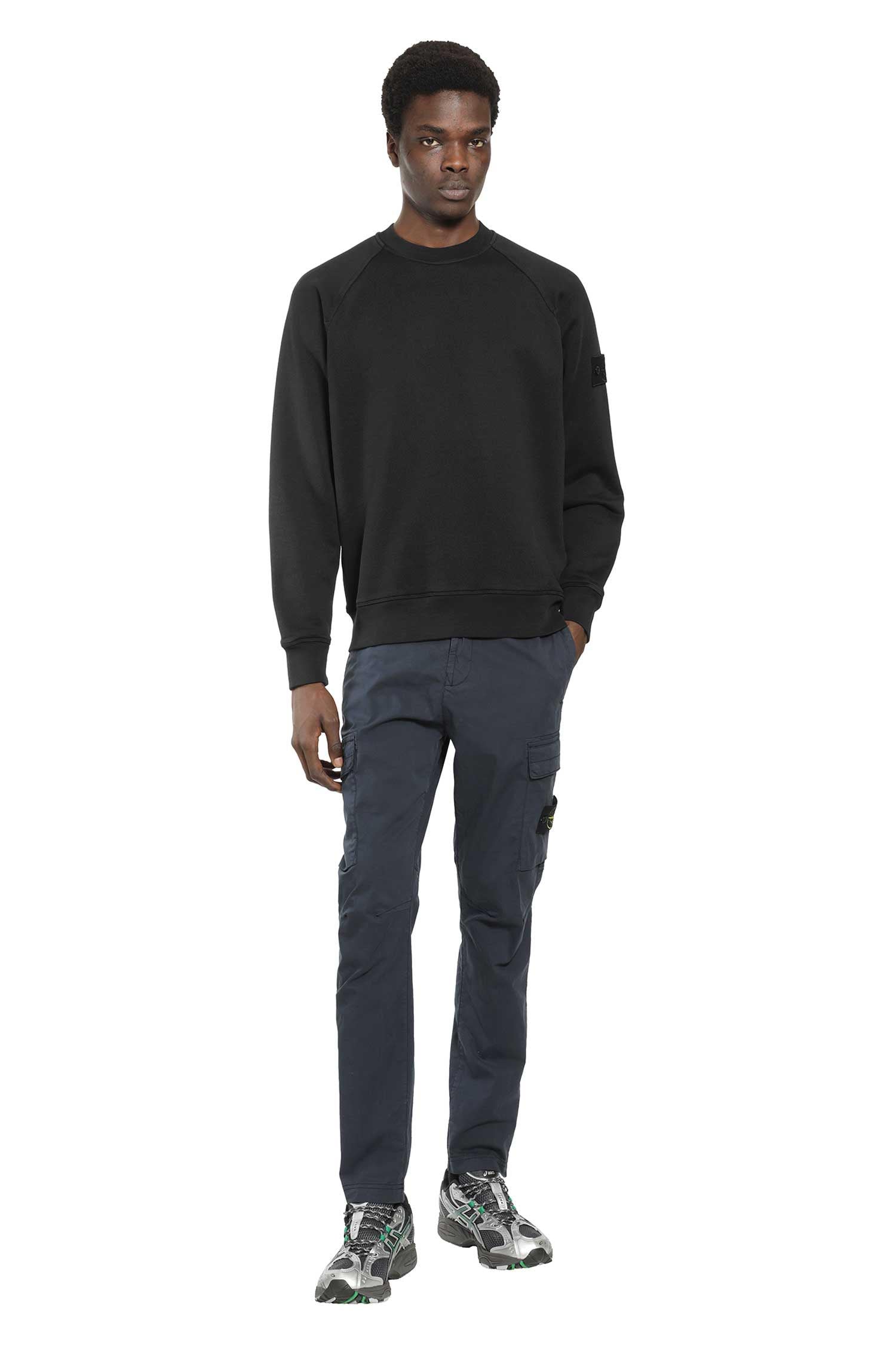 6100028 Cotton Fleece Sweatshirt Stone island – Гарантія оригінальності – вид 7 - STONE ISLAND