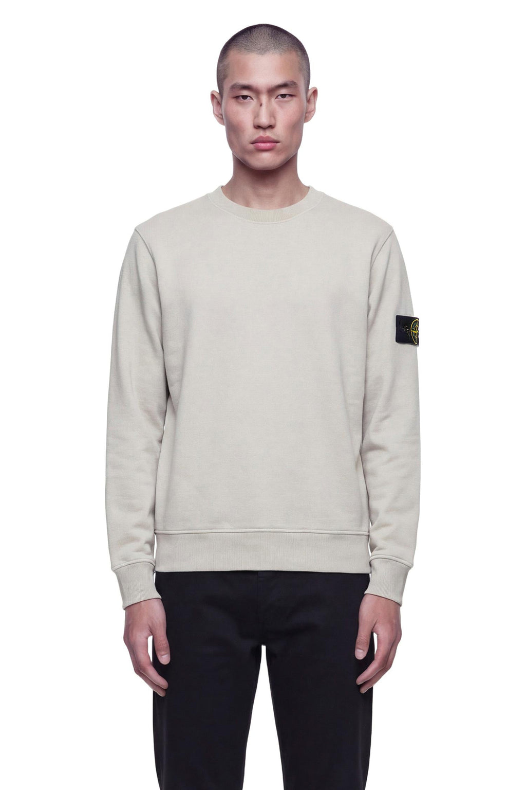 6100060 Cotton Fleece Sweatshirt Stone island – Гарантія оригінальності – боковий вид